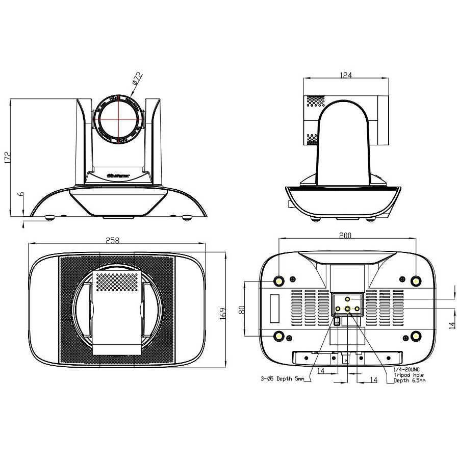 PTZ ������ Minrray UV950A-12-ST