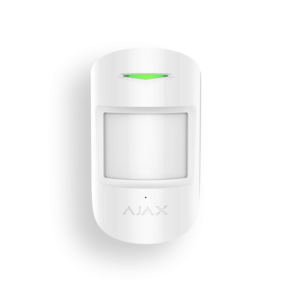 ����������� ������ ���� � �������� AJAX CombiProtect (white)