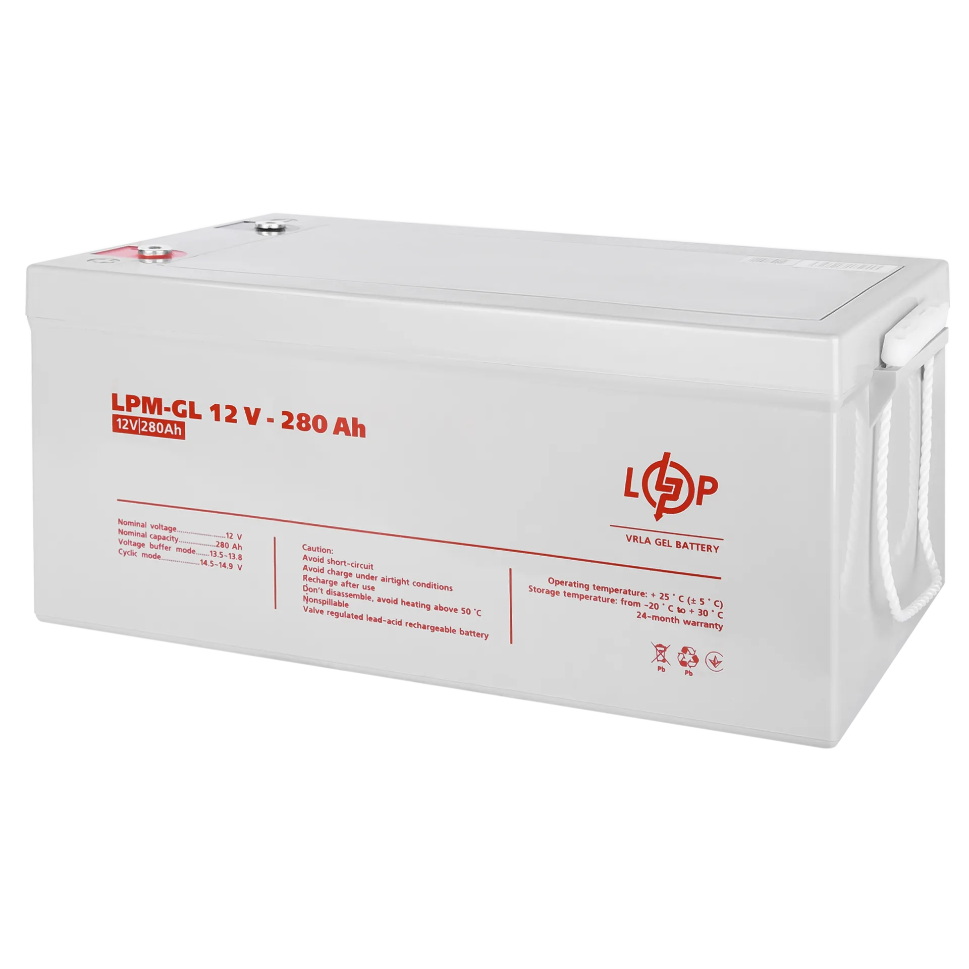 ���������� ������� LPM-GL 12V - 280 Ah