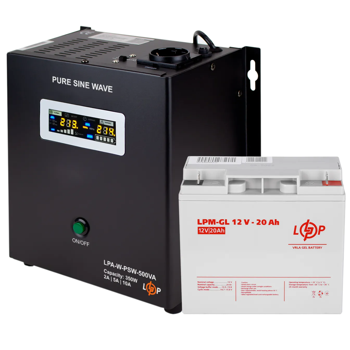 �������� ���������� �������� ��� ����� LP (LogicPower) ��� + ������ ������� (UPS A500VA + ��� GL 270W)