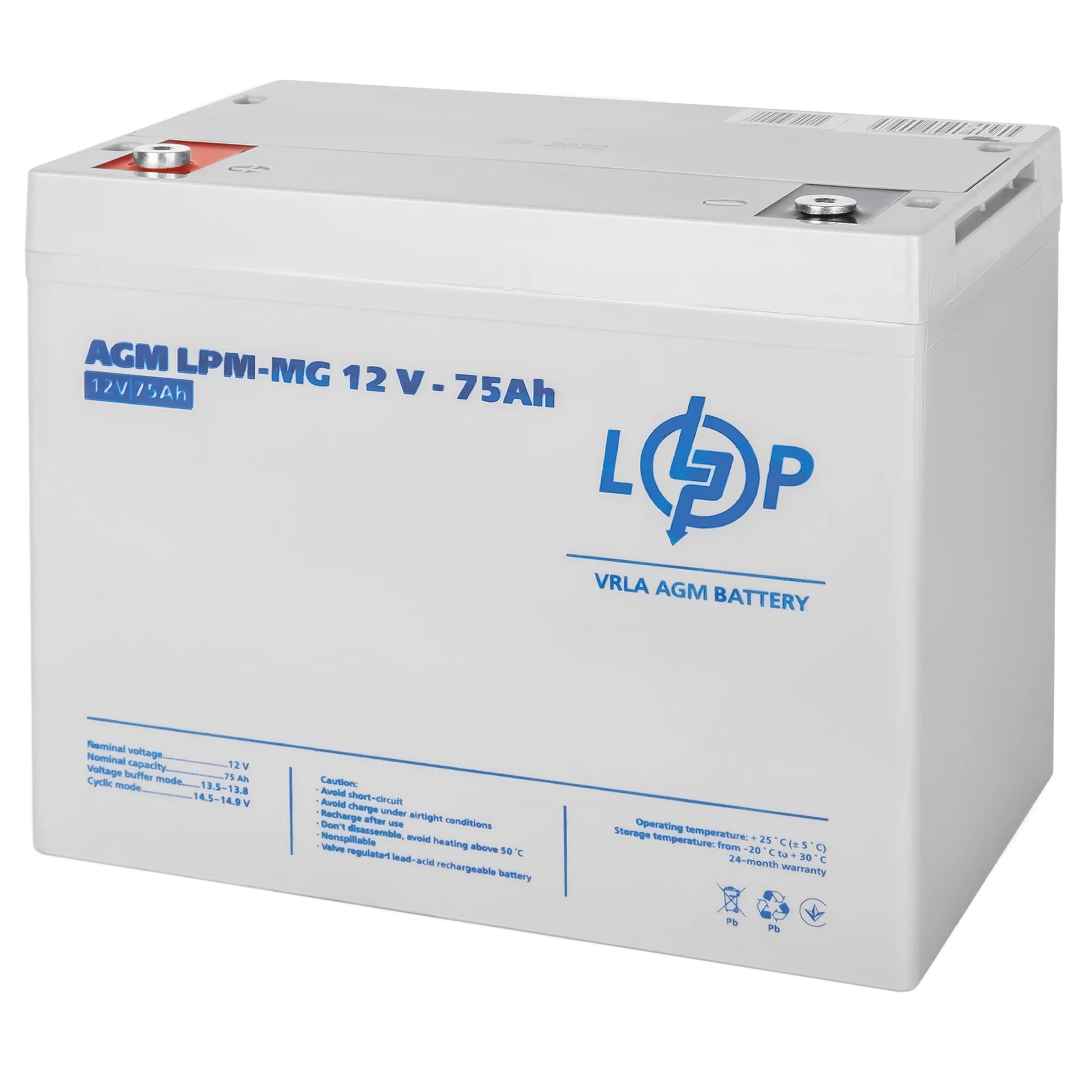���������� ������������� LPM-MG 12V - 75 Ah