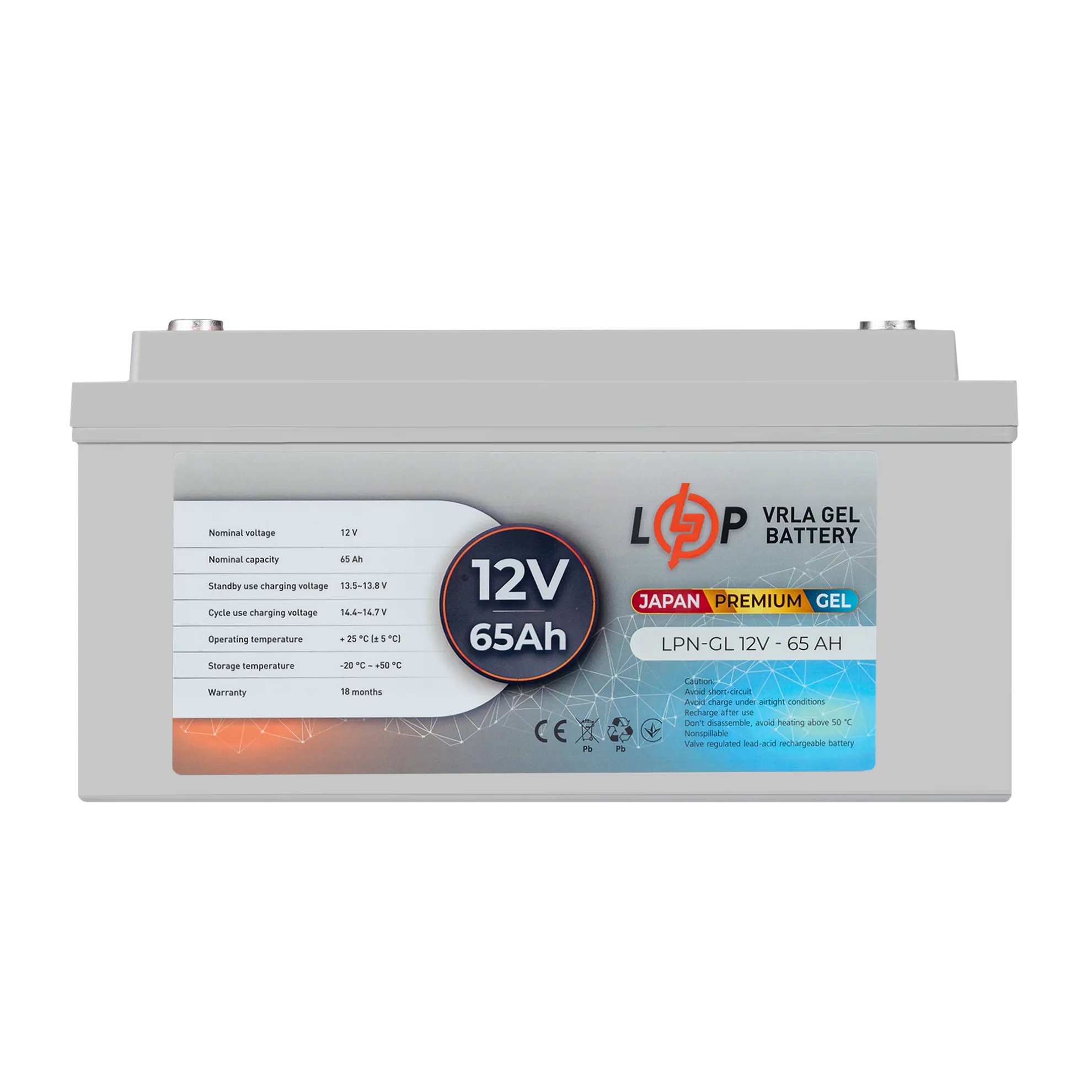 ��������� ���������� ������� LPN-GL 12V - 65 Ah (JAPAN)