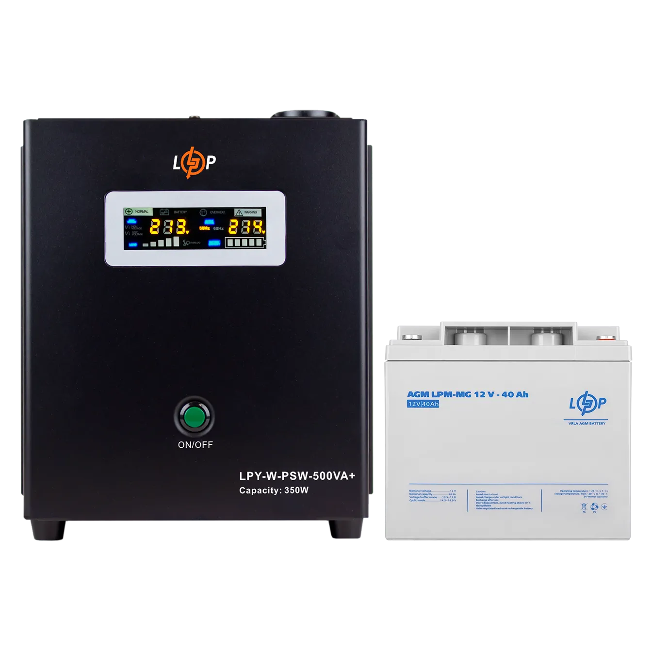 �������� ���������� �������� ��� ����� LP (LogicPower) ��� + ������������ ������� (UPS W500 + ��� MG 520W)