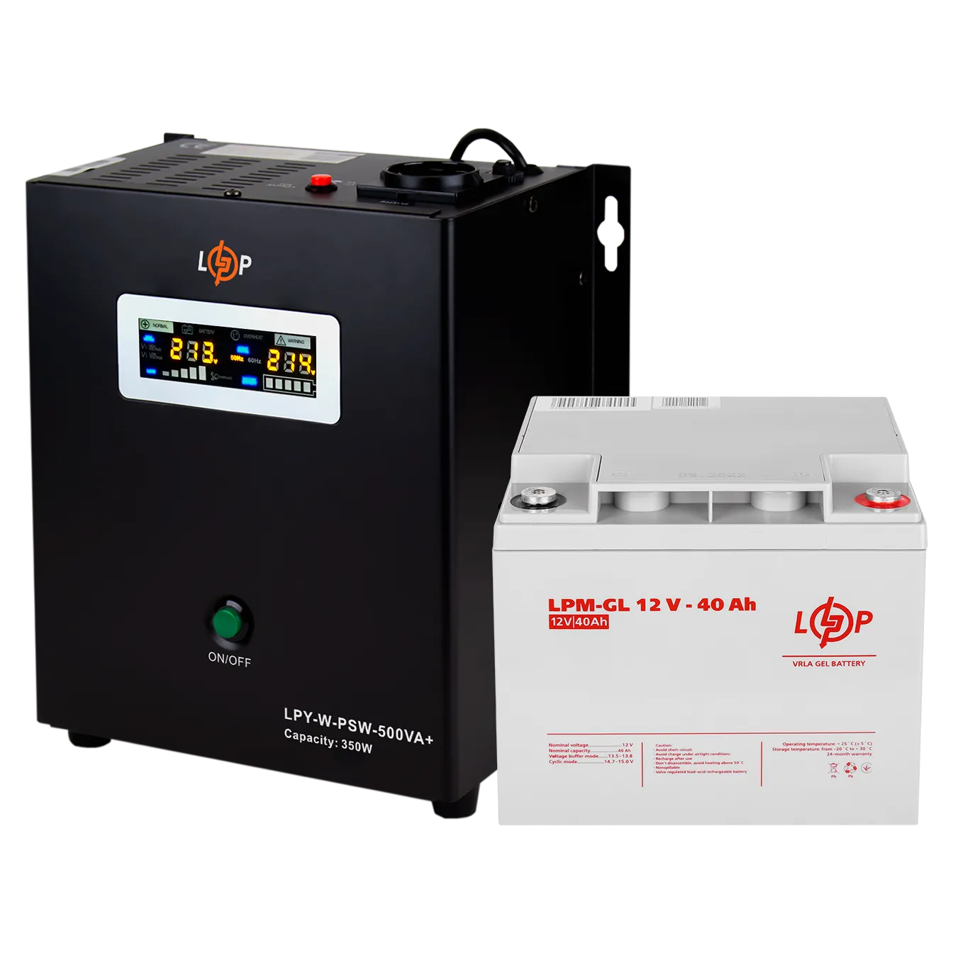 �������� ���������� �������� ��� ����� LP (LogicPower) ��� + ������ ������� (UPS W500 + ��� GL 520W)