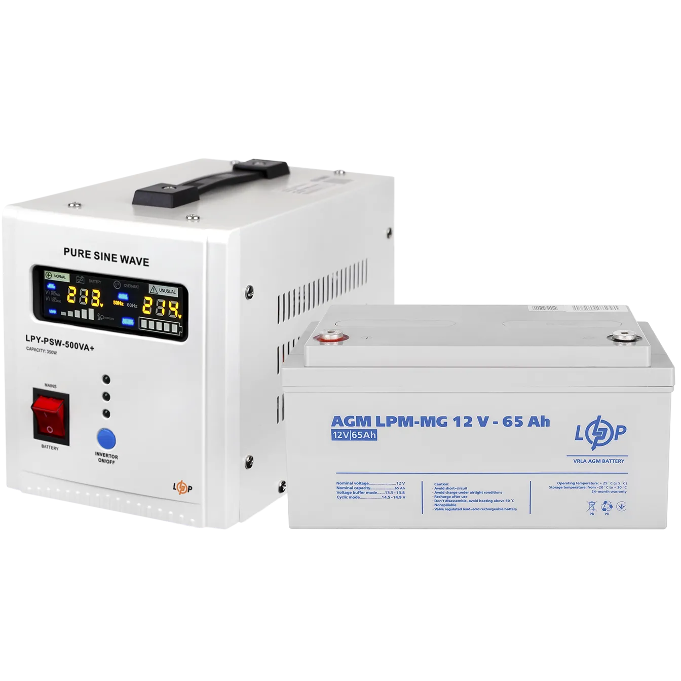 �������� ���������� �������� ��� ����� LP (LogicPower) ��� + ������������ ������� (UPS 500VA + ��� MG 900W)