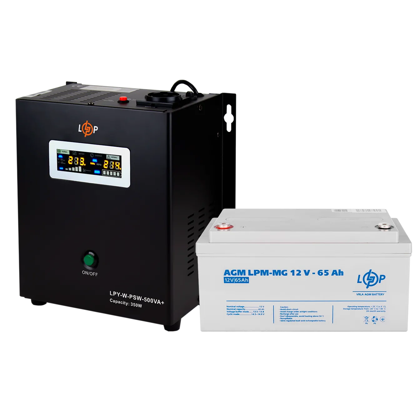 �������� ���������� �������� ��� ����� LP (LogicPower) ��� + ������������ ������� (UPS W500VA + ��� MG 900W)