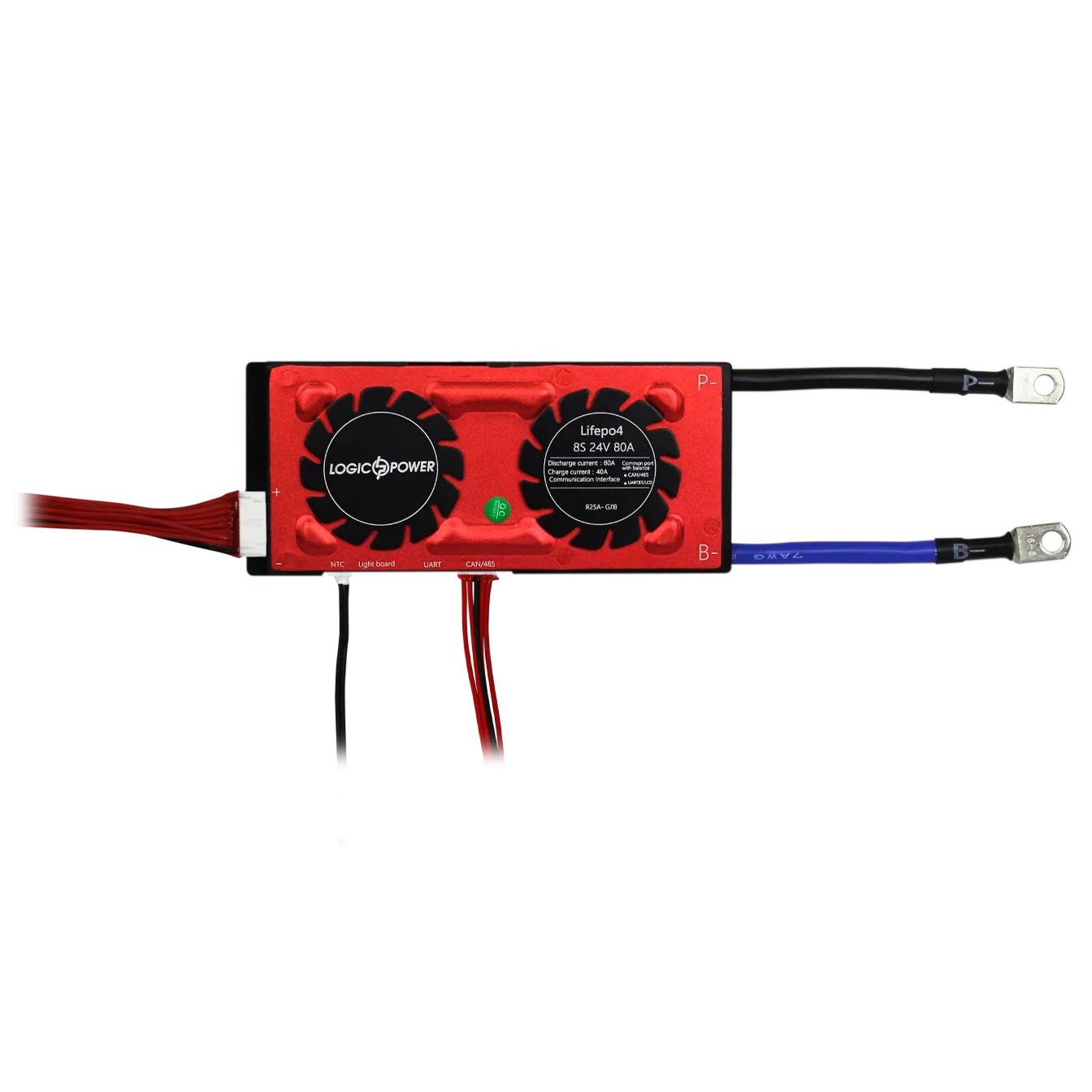 Smart BMS ����� LP LiFePO4 24V 8S Dis 80A Ch 40A UART+RS485+CAN