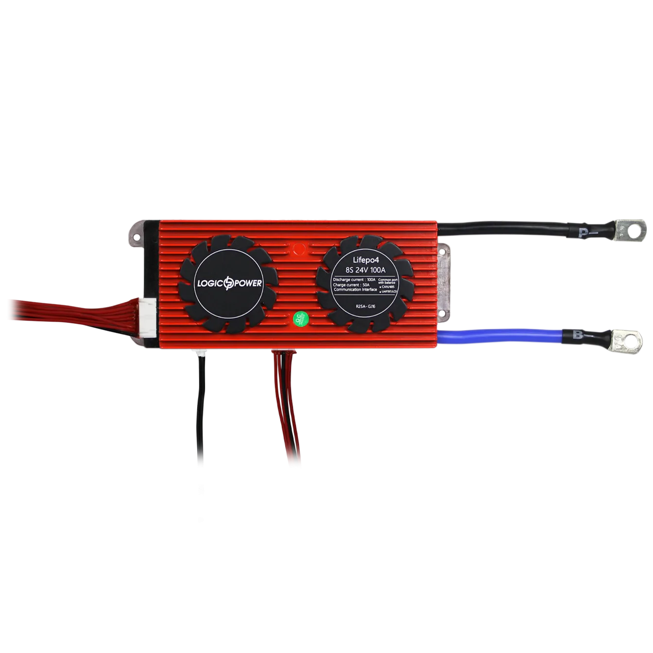 Smart BMS ����� LP LiFePO4 24V 8S Dis 100A Ch 50A UART+RS485+CAN