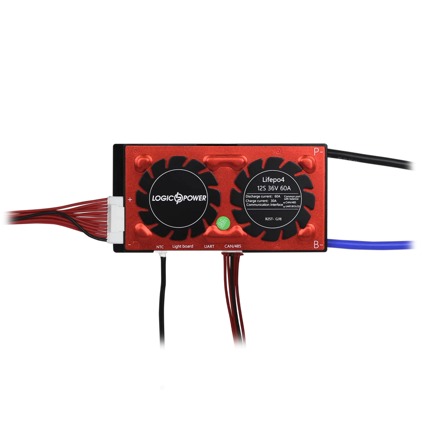 Smart BMS ����� LP LiFePO4 36V 12S Dis 60A Ch 30A UART+RS485+CAN