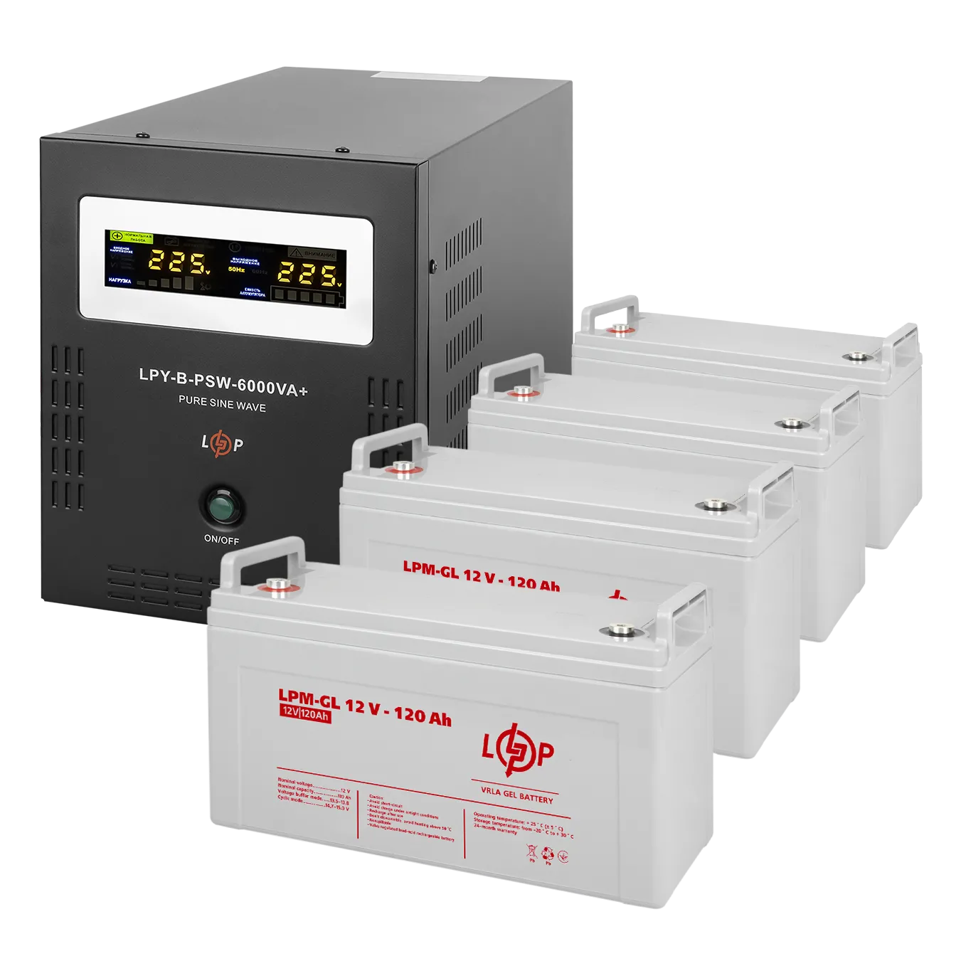 �������� ���������� �������� LP (LogicPower) ��� + ������ ������� (UPS B6000 + ��� GL 1440W)