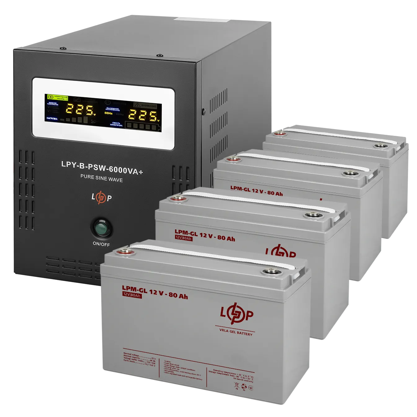 �������� ���������� �������� LP (LogicPower) ��� + ������ ������� (UPS B6000 + ��� GL 960W)