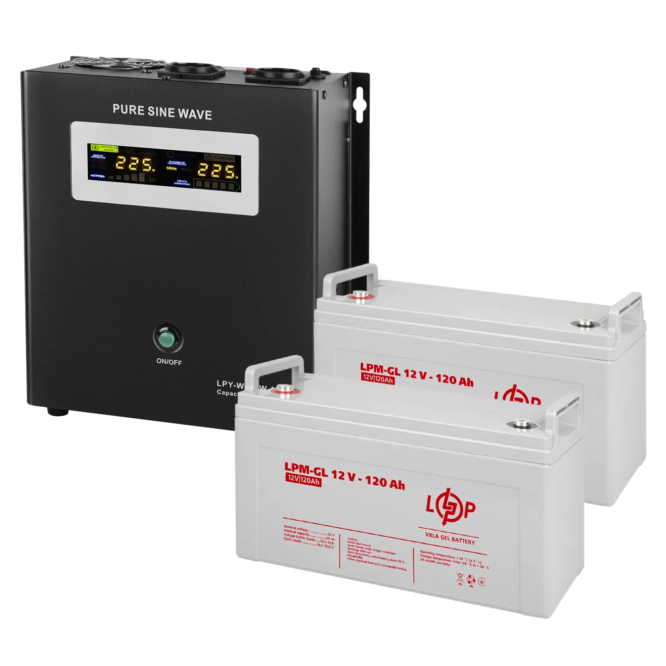 �������� ���������� �������� LP (LogicPower) ��� + ������ ������� (UPS W1500 + ��� GL 3300W)