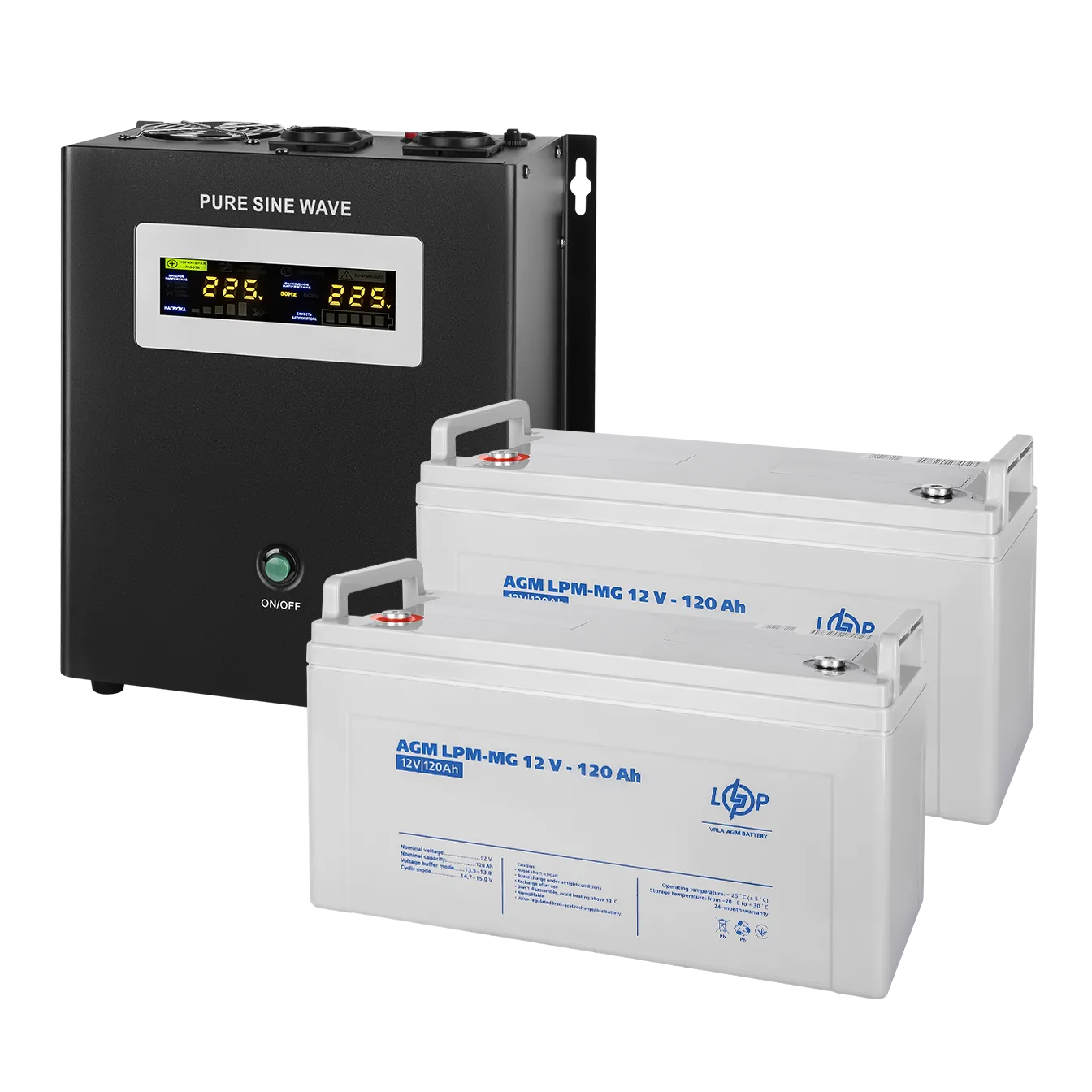 �������� ���������� �������� LP (LogicPower) ��� + ������������ ������� (UPS W1500 + ��� MG 3300W)