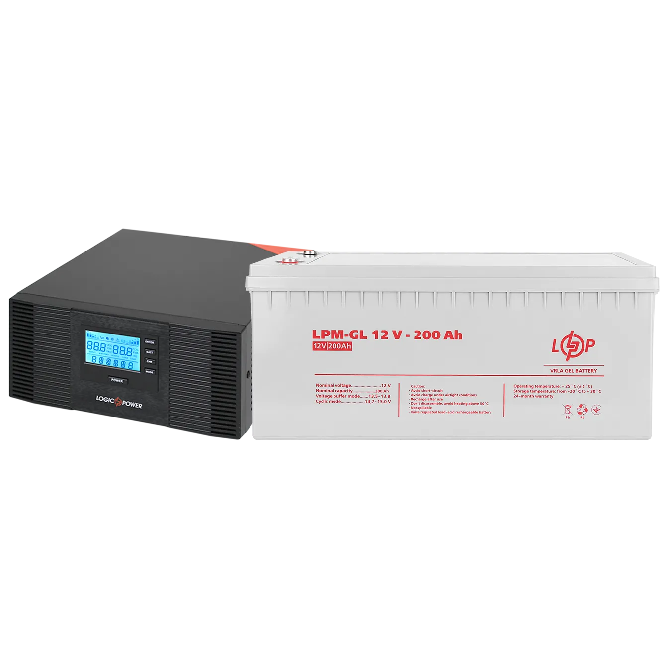 �������� ���������� �������� LP (LogicPower) ��� + ������ ������� (UPS B1500 + ��� GL 2400W)