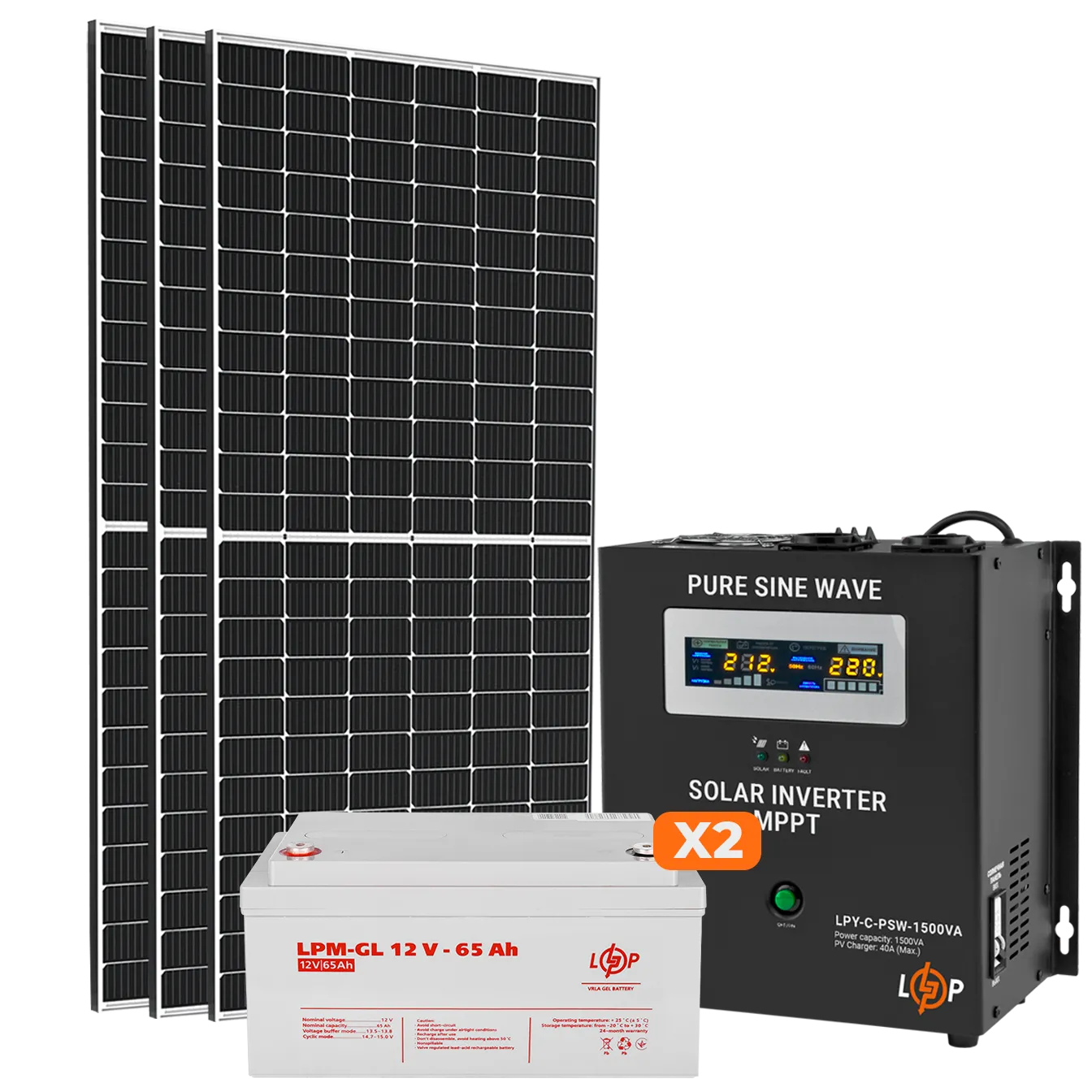 ������� �������������� (���) 1kW ��� 1.5kWh (����) 65 Ah ��������