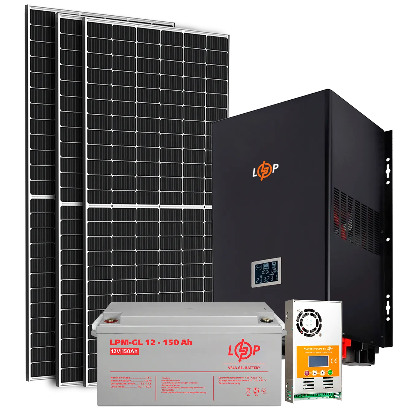 ������� �������������� (���) 2.5kW ��� 3.6kWh (����) 150 Ah ��������