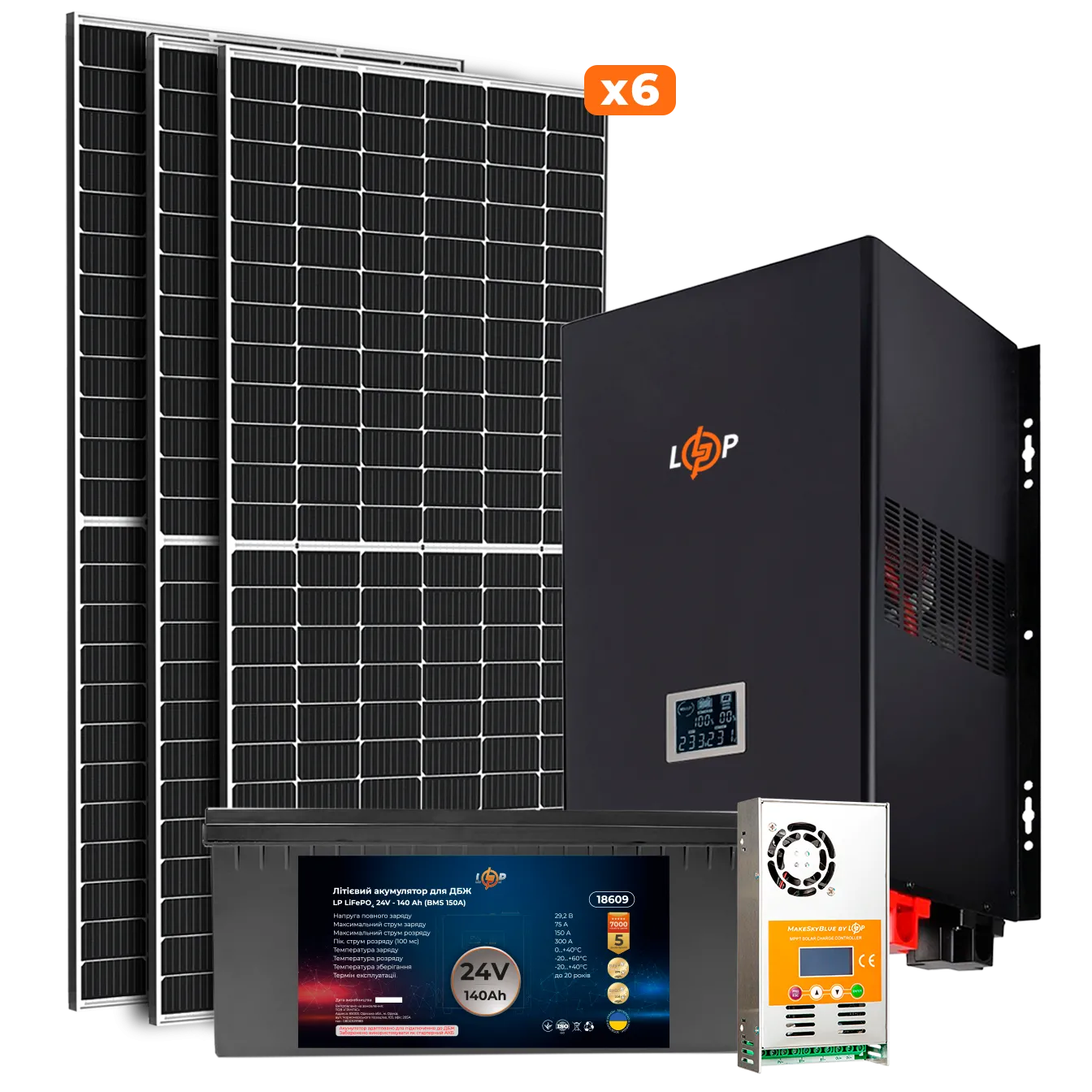 ������� �������������� (���) ������ (��� �������������) 2.5kW ��� 3.3kWh LiFePO4 140 Ah