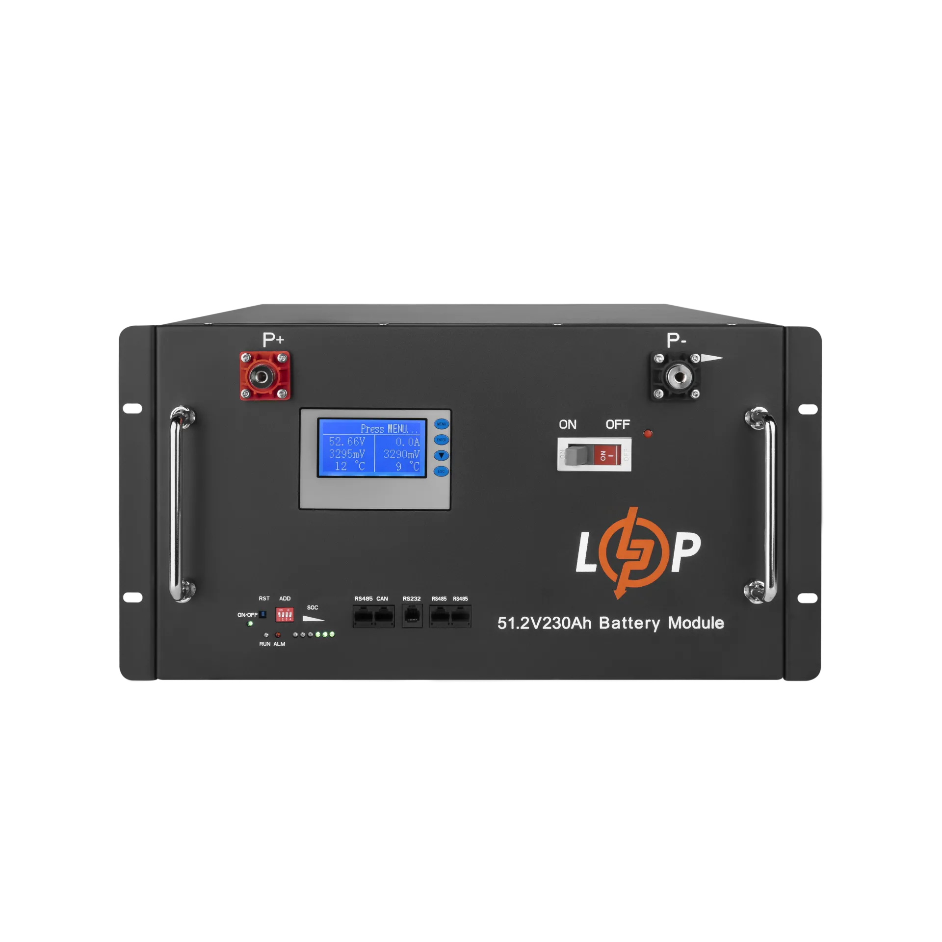 ���������� LP LiFePO4 48V (51,2V) - 230 Ah (11776Wh) (Smart BMS 200A) � LCD RM