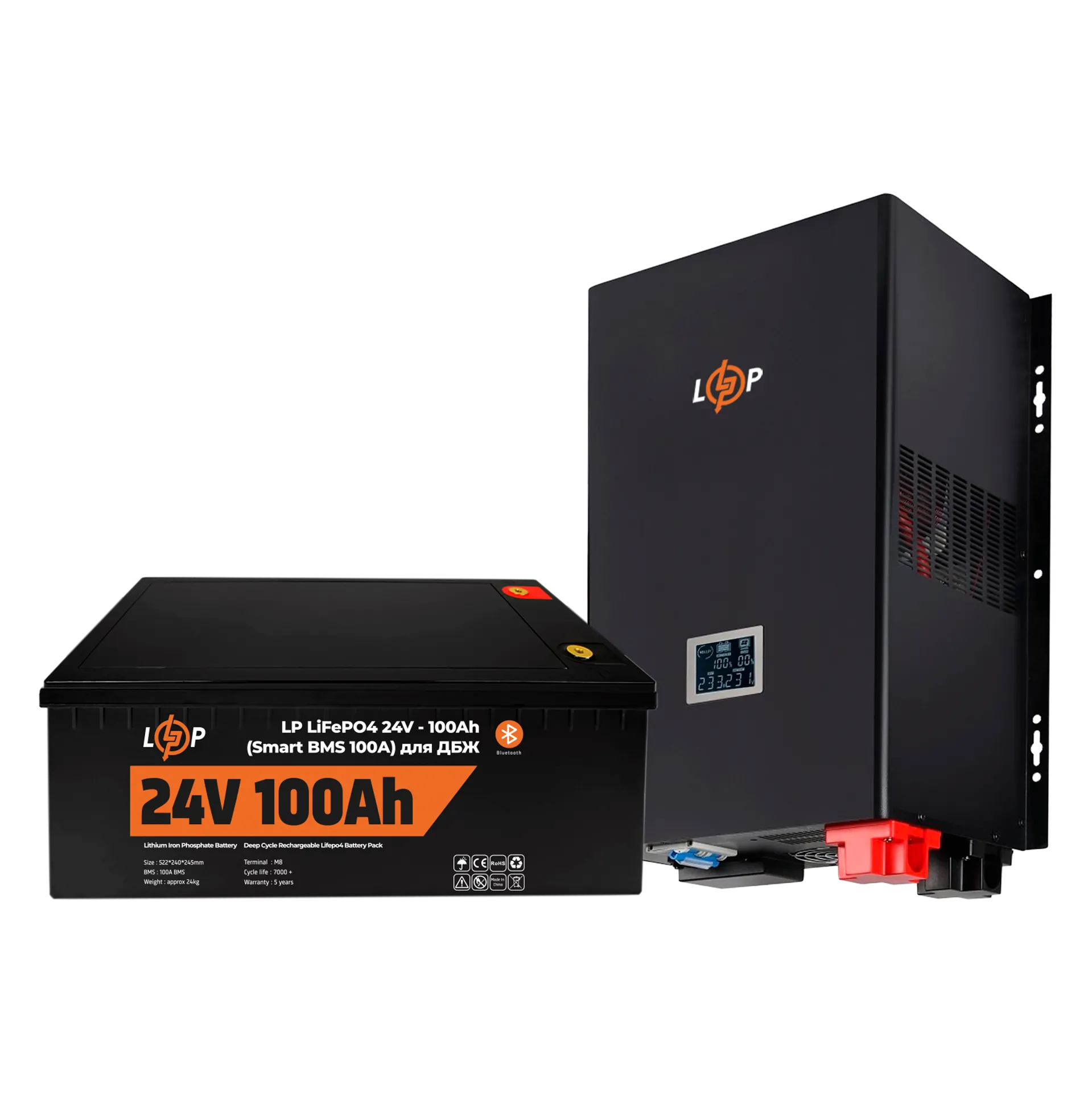 �������� ���������� �������� LP (LogicPower) ��� + ���� (LiFePO4) ������� (UPS 3600VA + ��� LiFePO4 2560W)