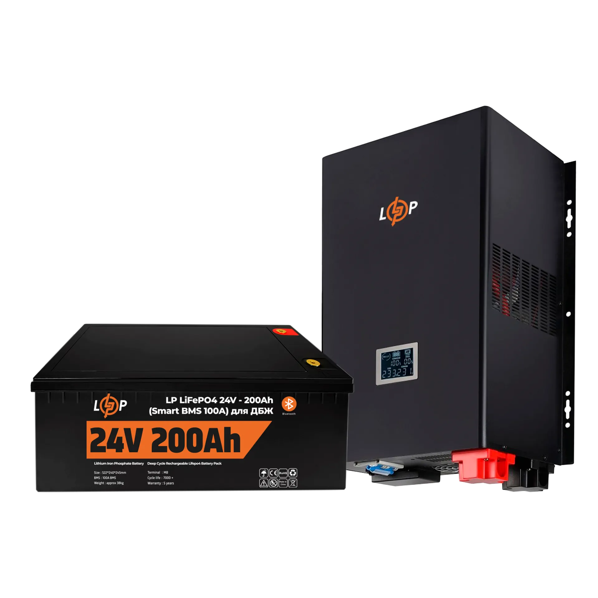 �������� ���������� �������� LP (LogicPower) ��� + ���� (LiFePO4) ������� (UPS 3600VA + ��� LiFePO4 5120W)