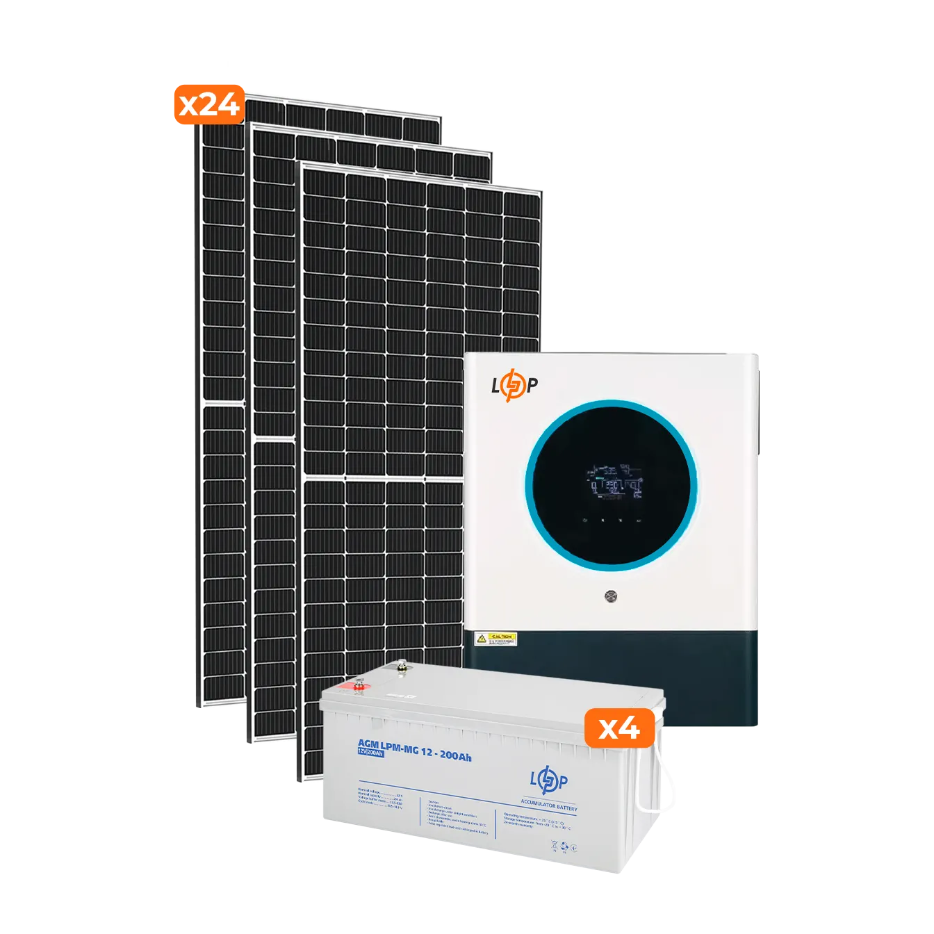 ������� �������������� (���) �������� 11kW ��� 9.6kWh mGel 200 Ah