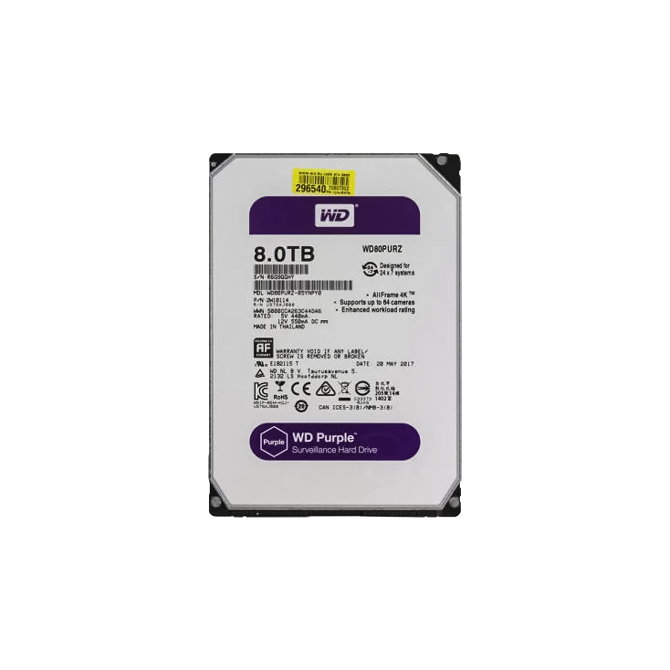 �������� ���� Western Digital 8TB Purple (WD80PURZ)