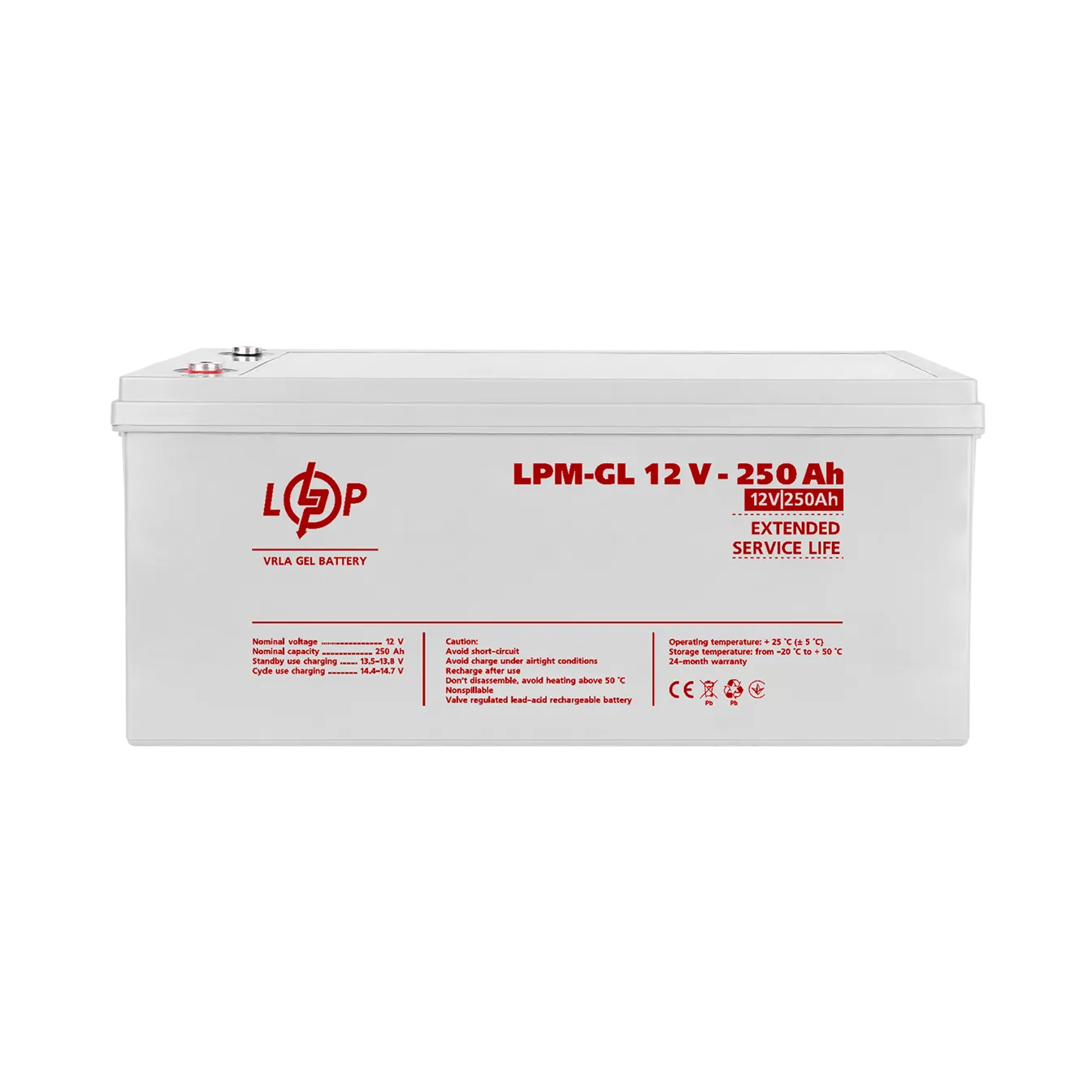 ���������� ������� LPM-GL 12V - 250 Ah