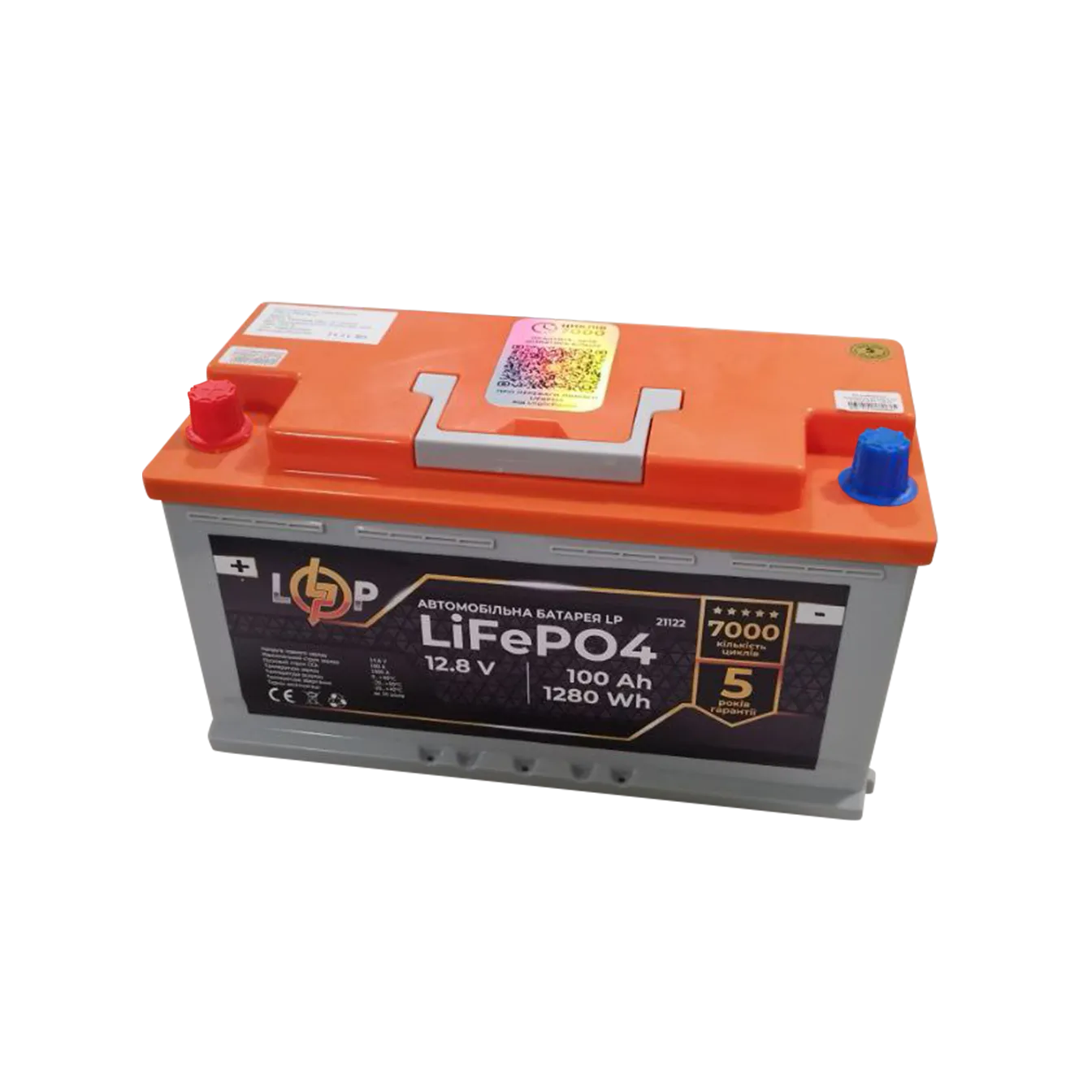 ���������� ��� ��������� ����� LP LiFePO4 (+ ����) 12,8V - 100 Ah (1280Wh)