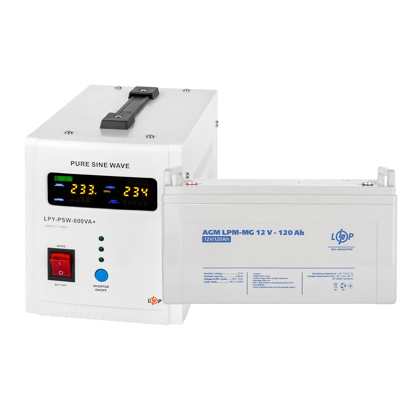 �������� ���������� �������� LogicPower ��� + ������������ ������� (UPS 800 + ��� MG 1440W)