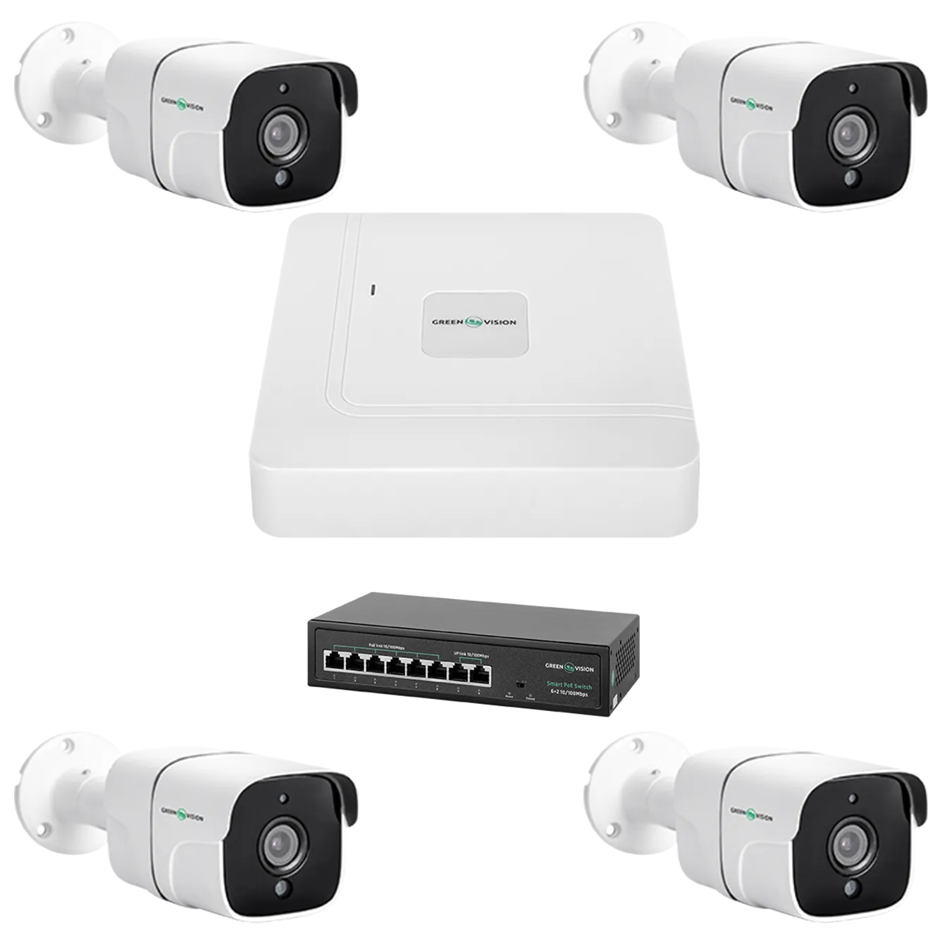 �������� ����������������� �� 4 ������ GV-IP-K-W75/04 5MP