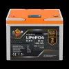 Акумулятор LP LiFePO4 12,8V - 50 Ah (640Wh) (BMS 80A/40A) пластик LCD