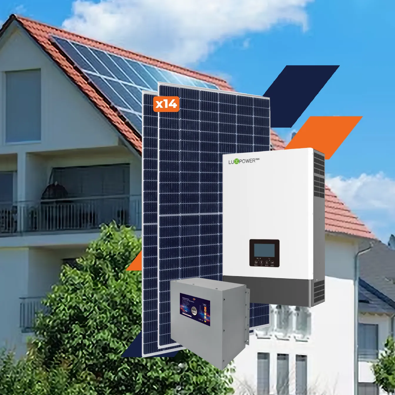 �������� ��� Luxpower ������ 6kW ��� 11kWh LiFePO4 230 Ah