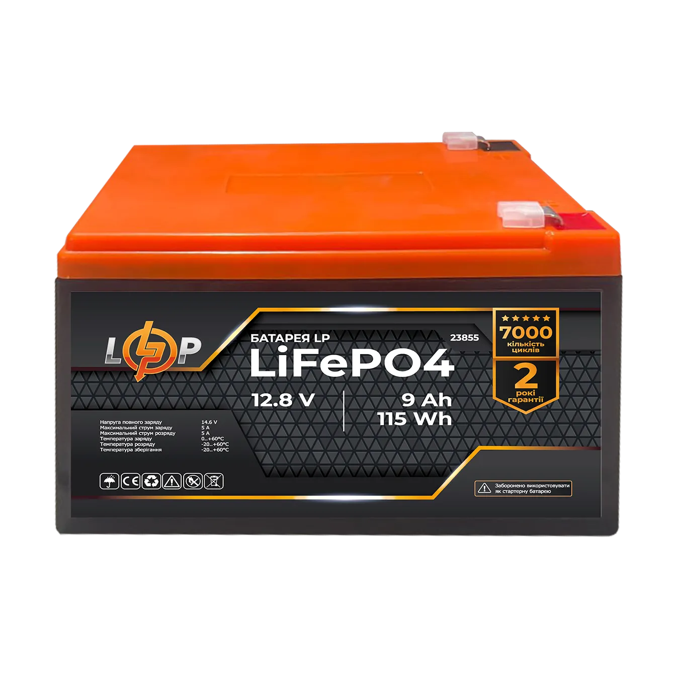 ���������� LP LiFeP�4 12,8V - 9 Ah (115,2Wh)