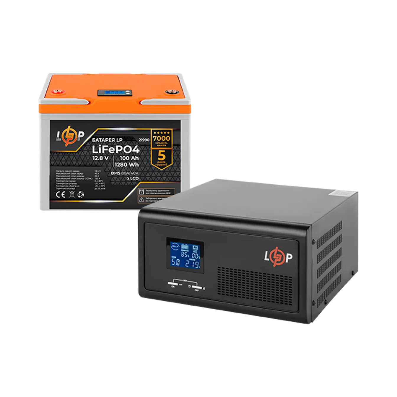 �������� ���������� �������� LogicPower B1500 + ���� (LiFePO4) ������� 1280Wh