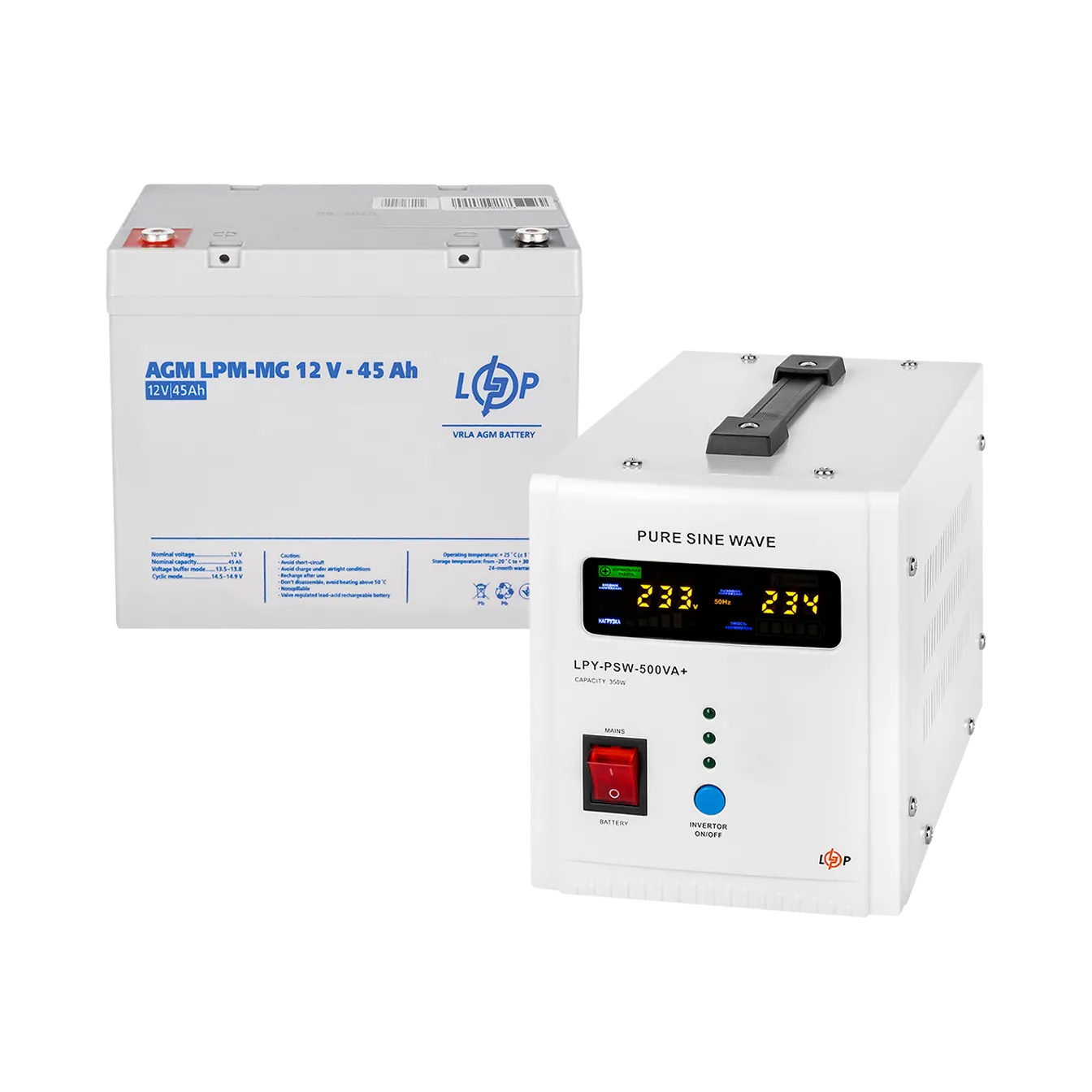 �������� ���������� �������� ��� ����� LogicPower 500 + ������������ ������� 540Wh