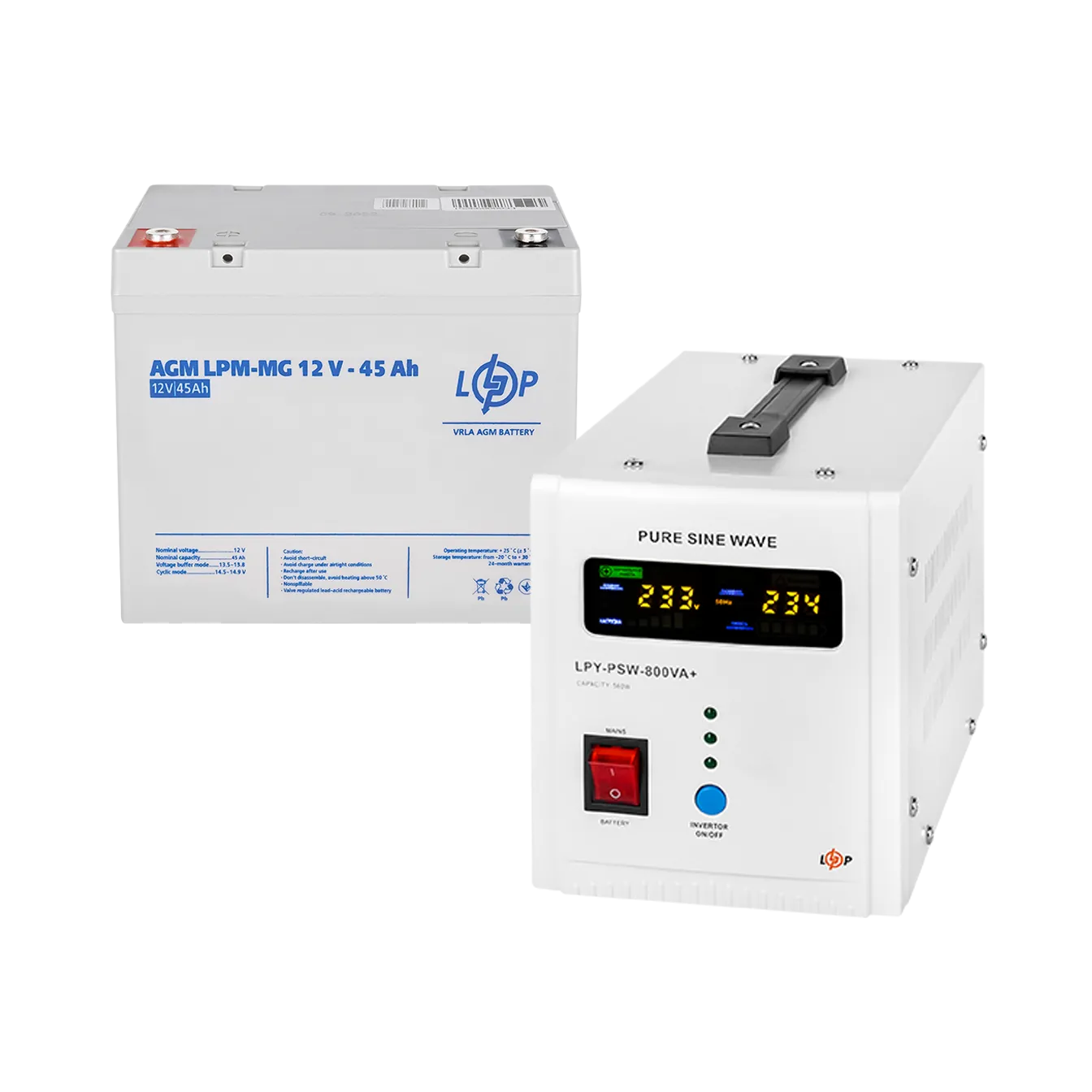 �������� ���������� �������� LogicPower B800 + ������������ ������� 540Wh