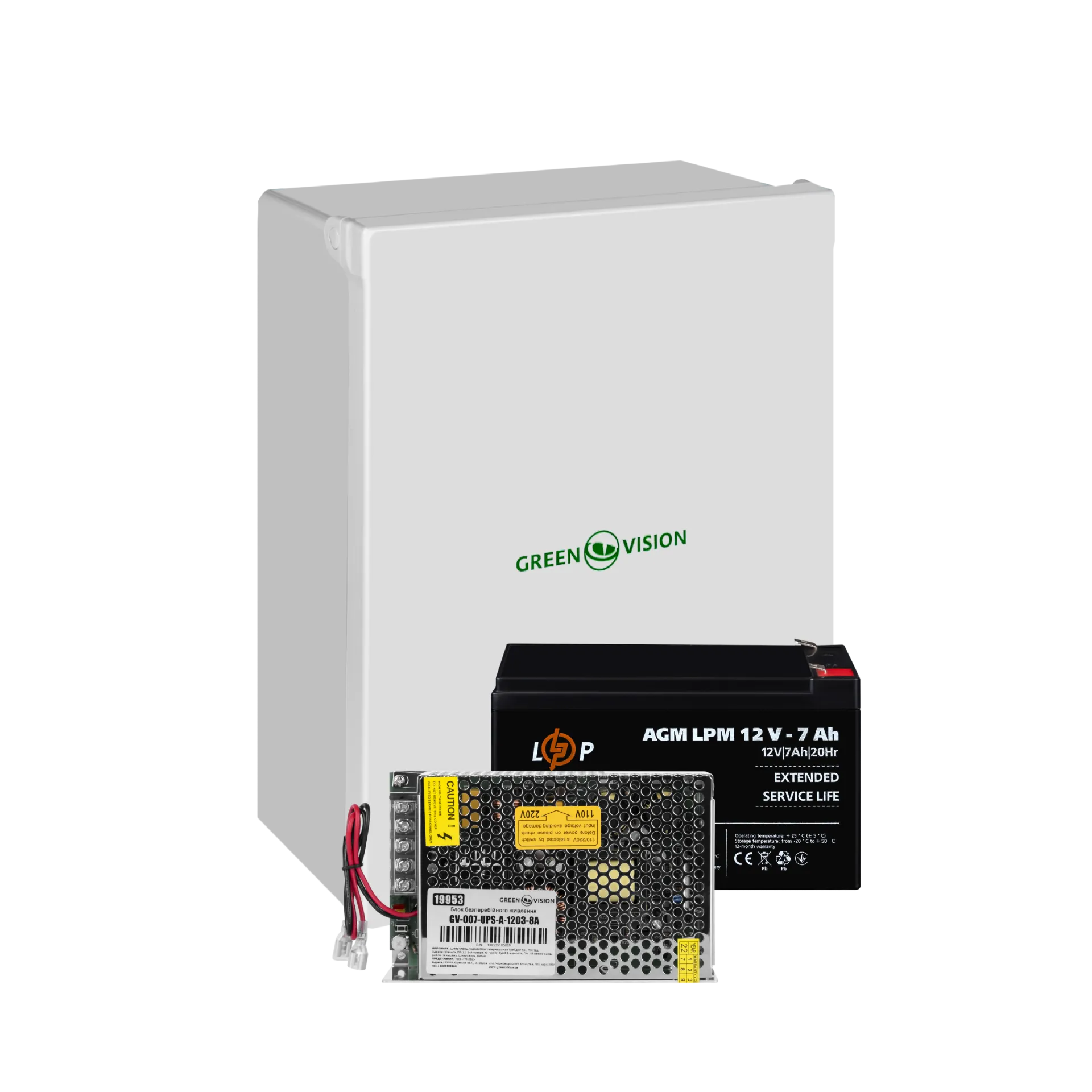 ���� ������������� �������� � ���� � ��� GV-007-UPS-A-1203-8A-7Ah