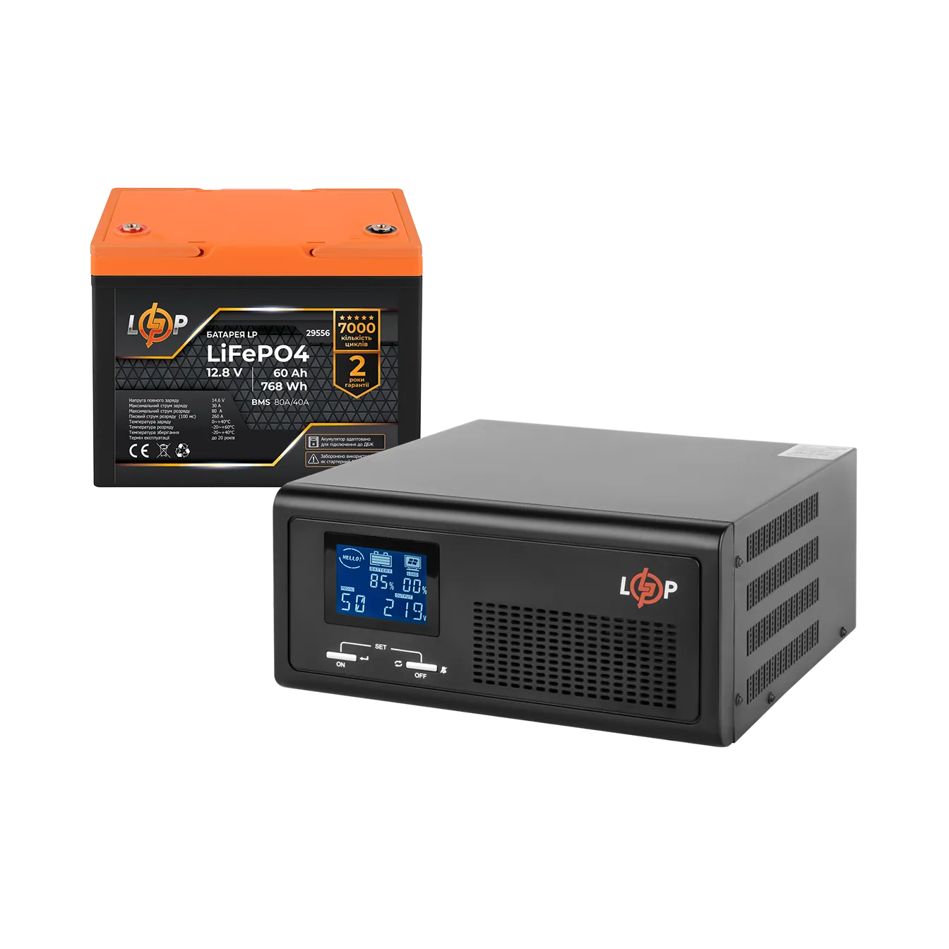 �������� ���������� �������� LogicPower B430 + ���� (LiFePO4) ������� 768 Wh