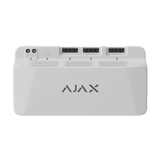 ������ ��� ����������� �������� �������� AJAX LineSupply (45 W) Fibra white