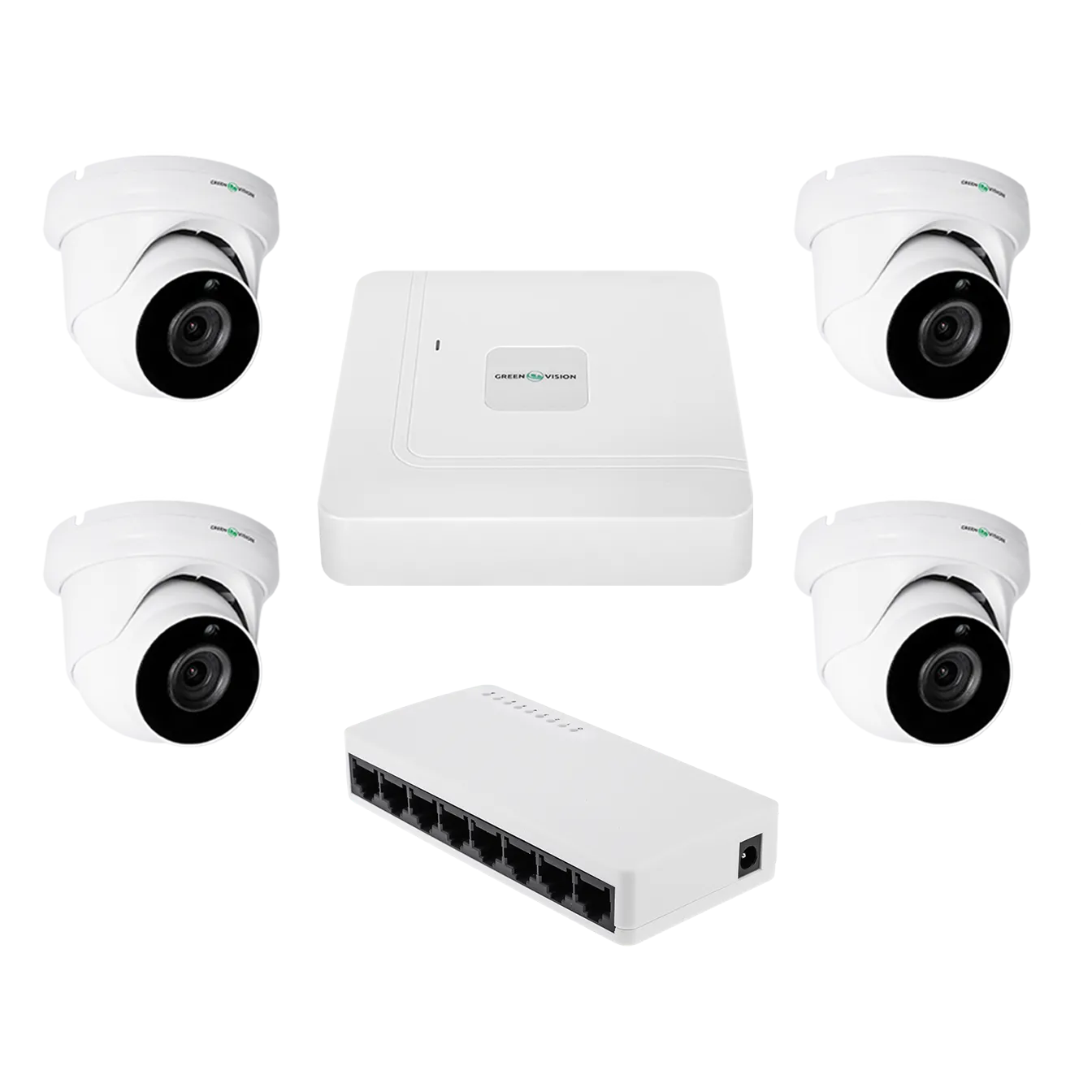 �������� ����������������� �� 4 ������ GV-IP-K-W95/4 5MP