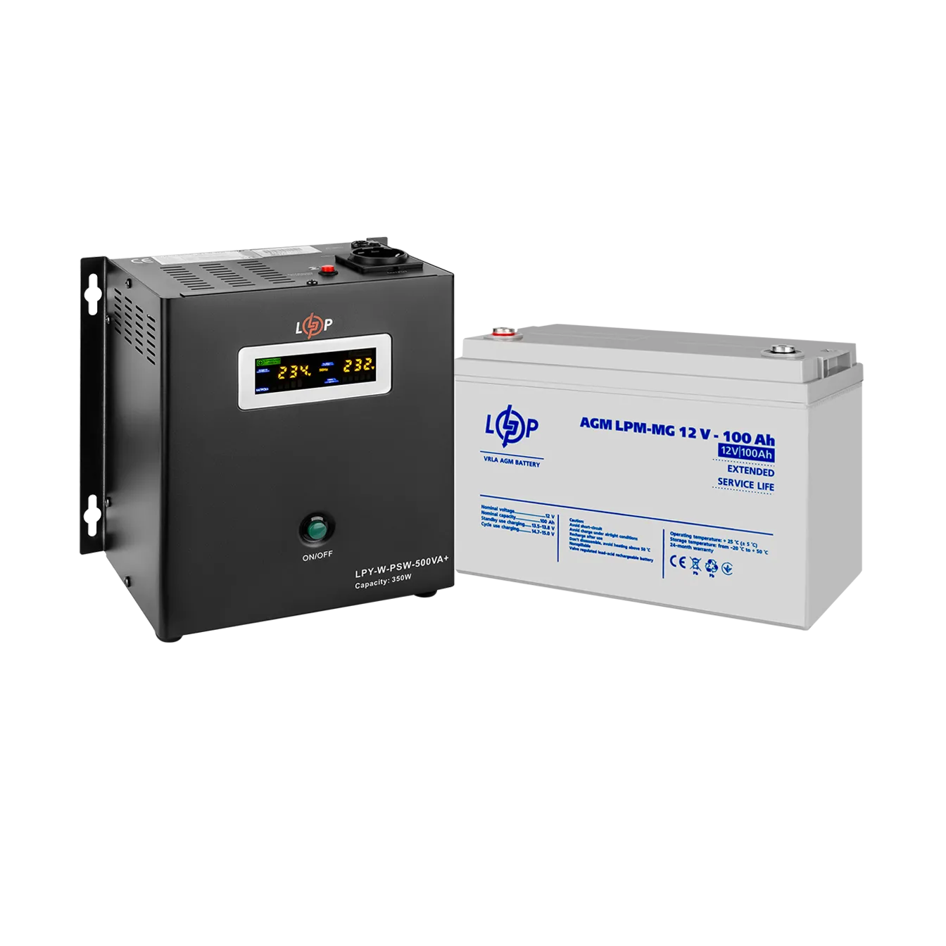 �������� ���������� �������� ��� + ������������ ������� (UPS W500 + ��� MG 1200Wh)