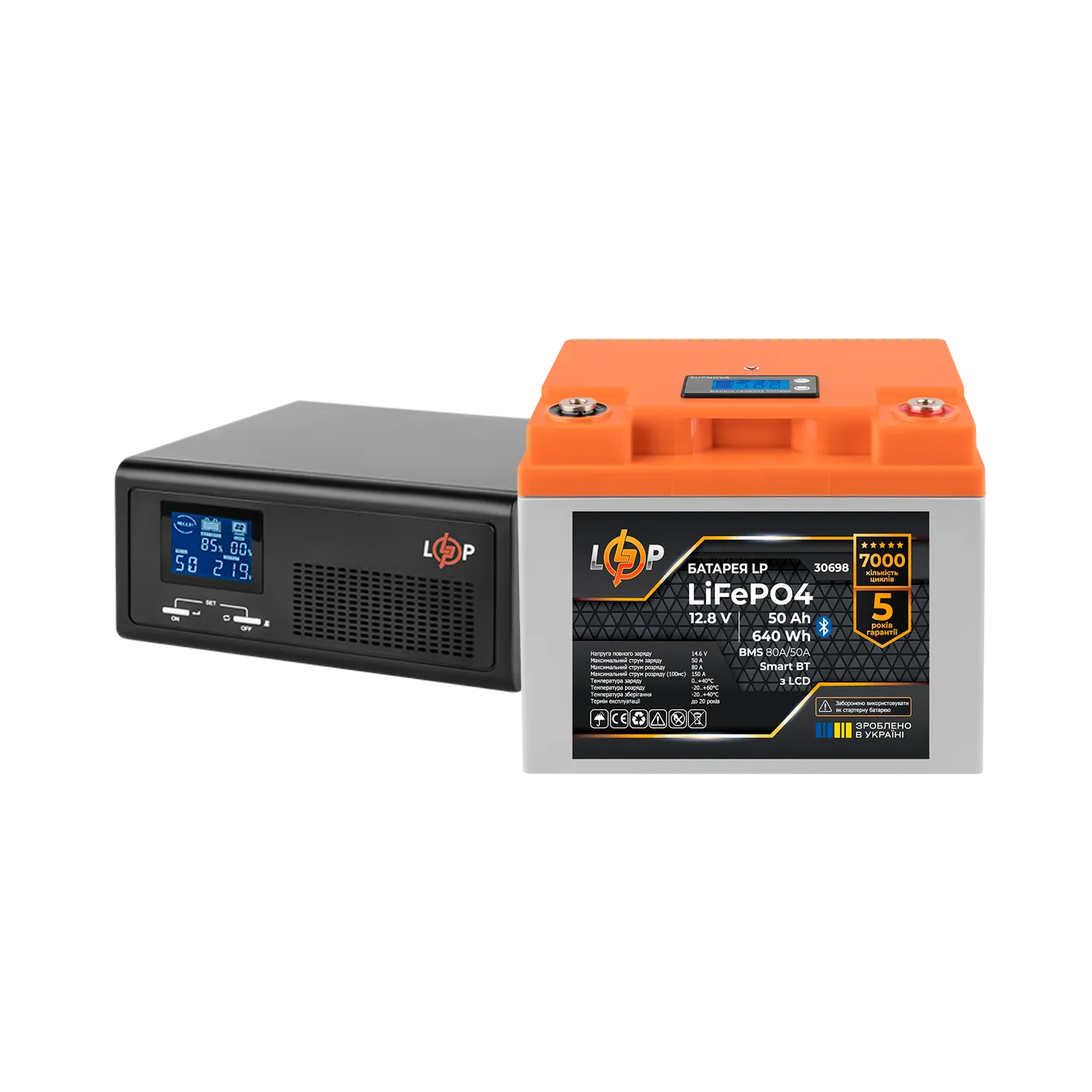 �������� ���������� �������� LP(LogicPower) ��� + ���� (LiFePO4) ������� (UPS �1000 + ��� LiFePO4 640W)