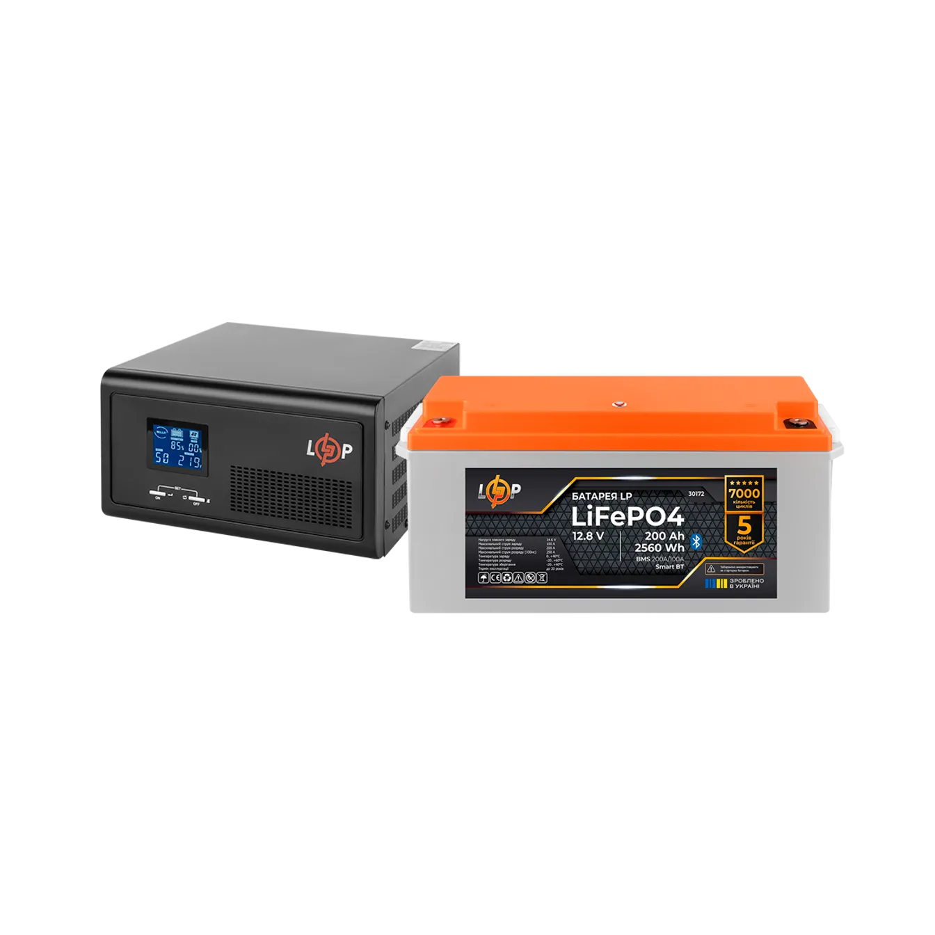 �������� ���������� �������� LP(LogicPower) ��� + ���� (LiFePO4) ������� (UPS �1500 + ��� LiFePO4 2560W)