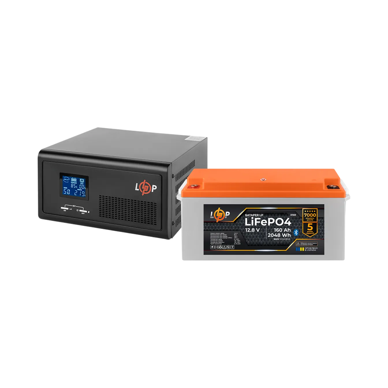 �������� ���������� �������� LP(LogicPower) ��� + ���� (LiFePO4) ������� (UPS �1500 + ��� LiFePO4 2048W)