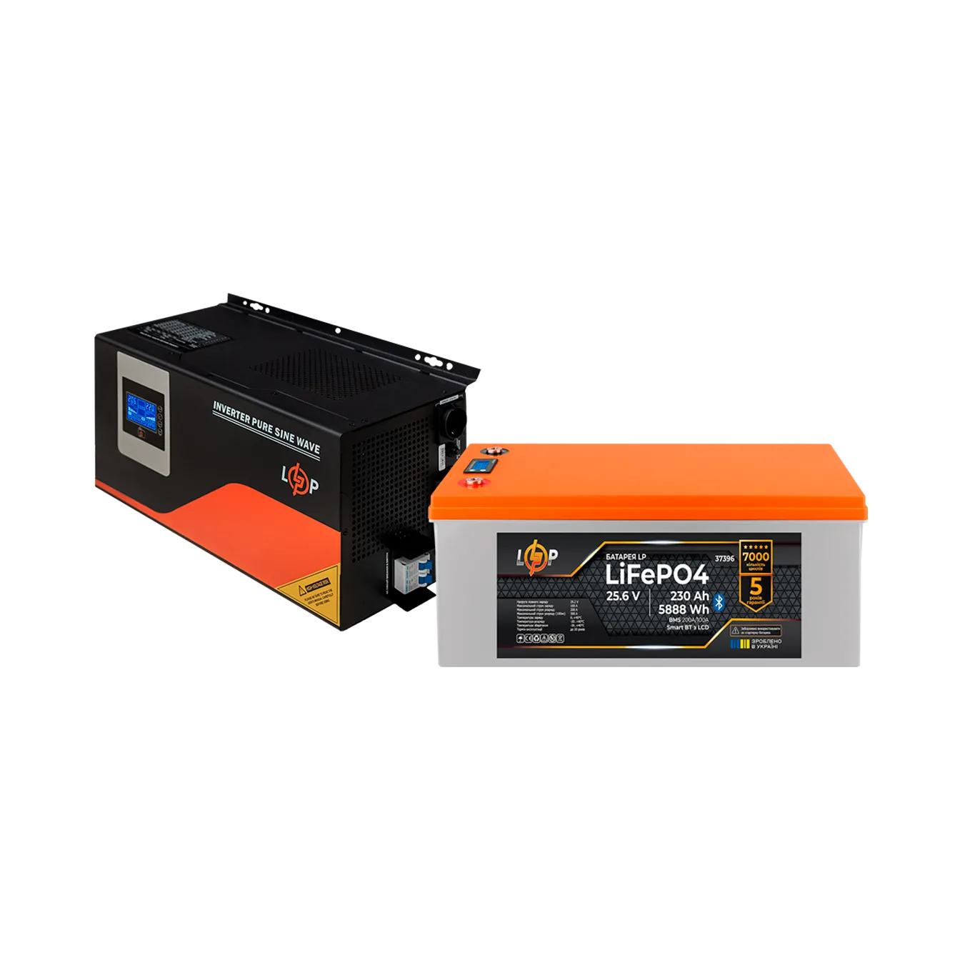 �������� ���������� �������� LP(LogicPower) ��� + ���� (LiFePO4) ������� (UPS W4500 + ��� LiFePO4 5888W)