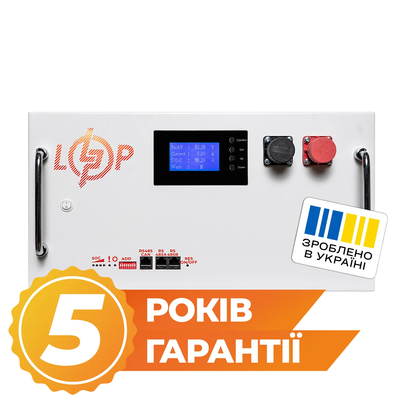 ���������� LP LiFePO4 51,2V - 280 Ah (14336Wh) (BMS SP 200A/100�) RM RS485/CAN LCD WH