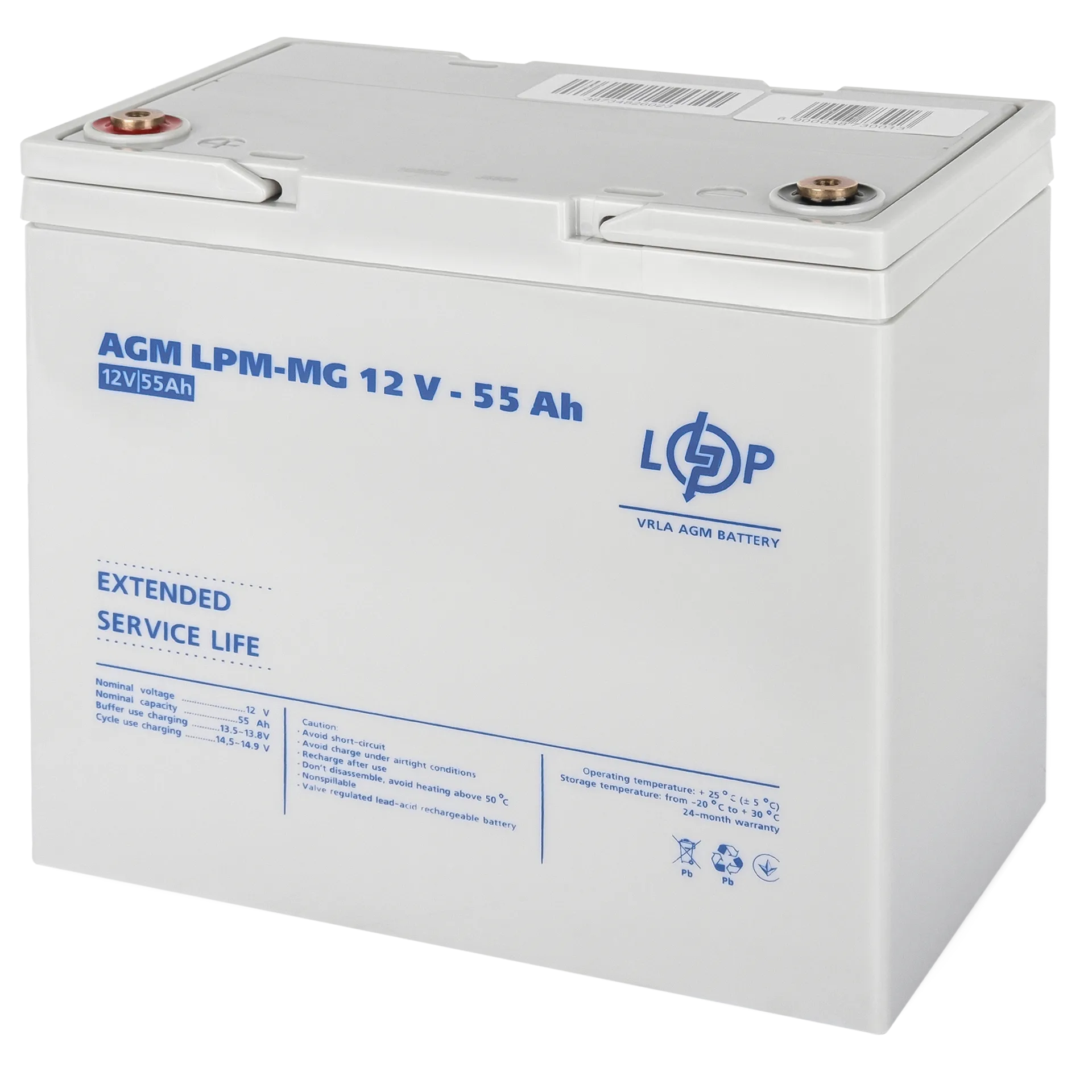 ���������� ������������� LPM-MG 12V - 55 Ah