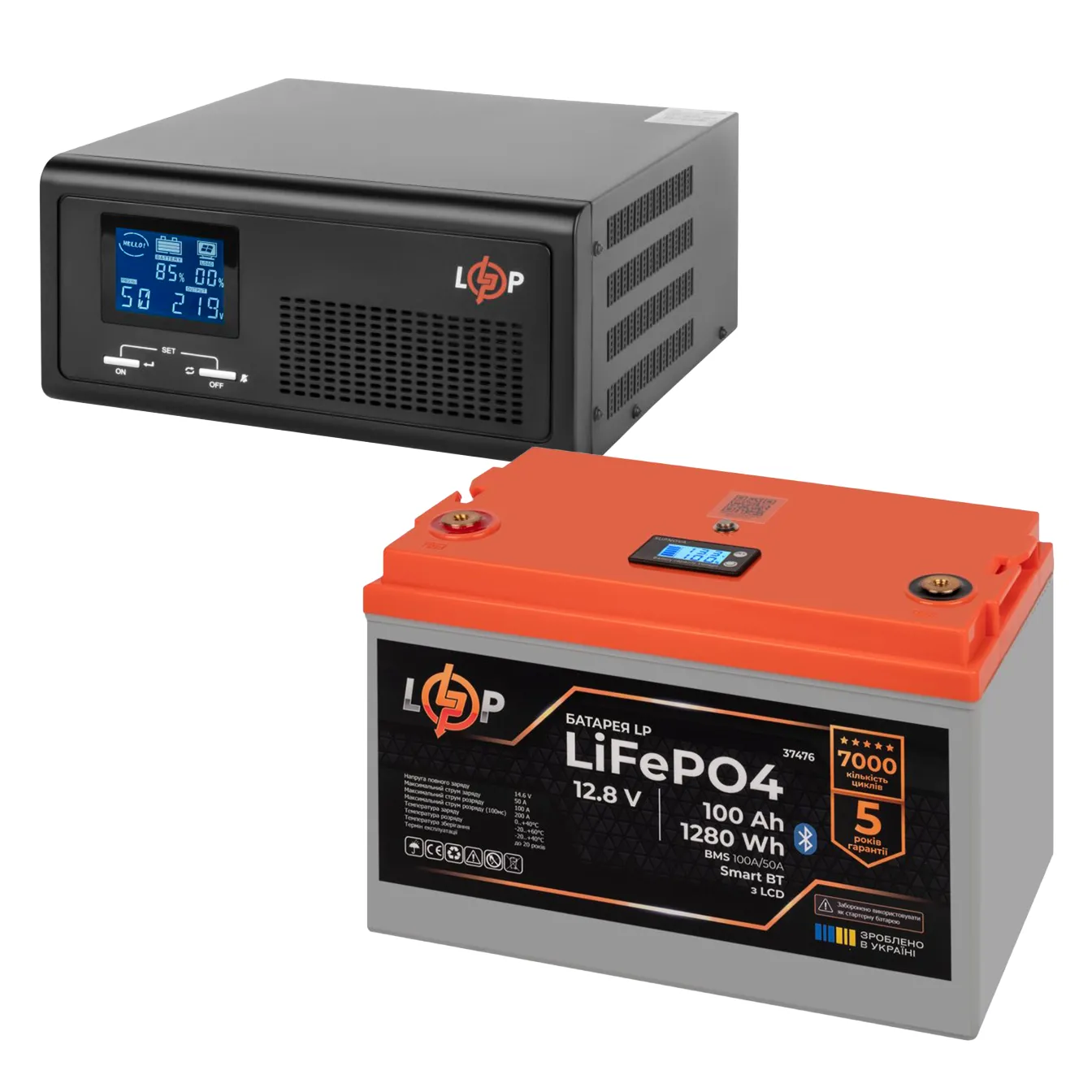 ��� LogicPower B1000 + ���� (LiFePO4) ������� 1280 ���� (19407+ 37476 100 Ah)