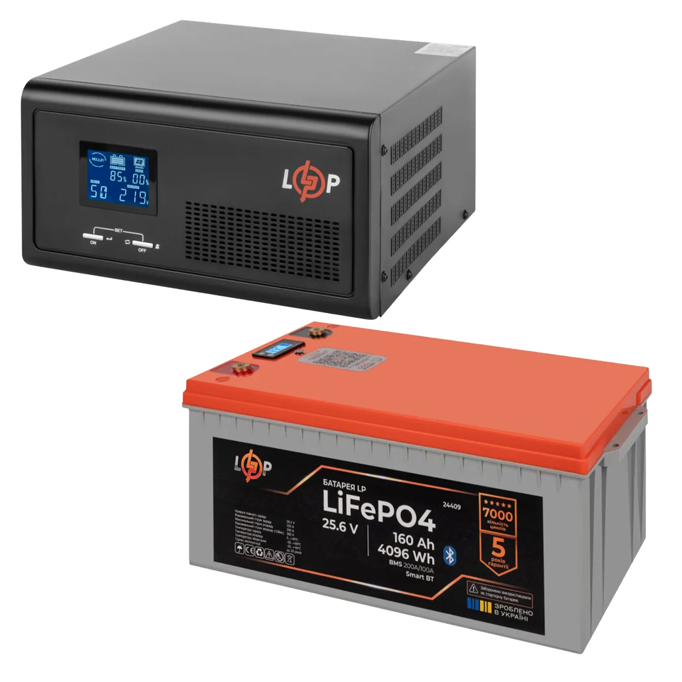 �������� ���������� �������� LogicPower 2300W + ���� (LiFePO4) ������� 4096Wh