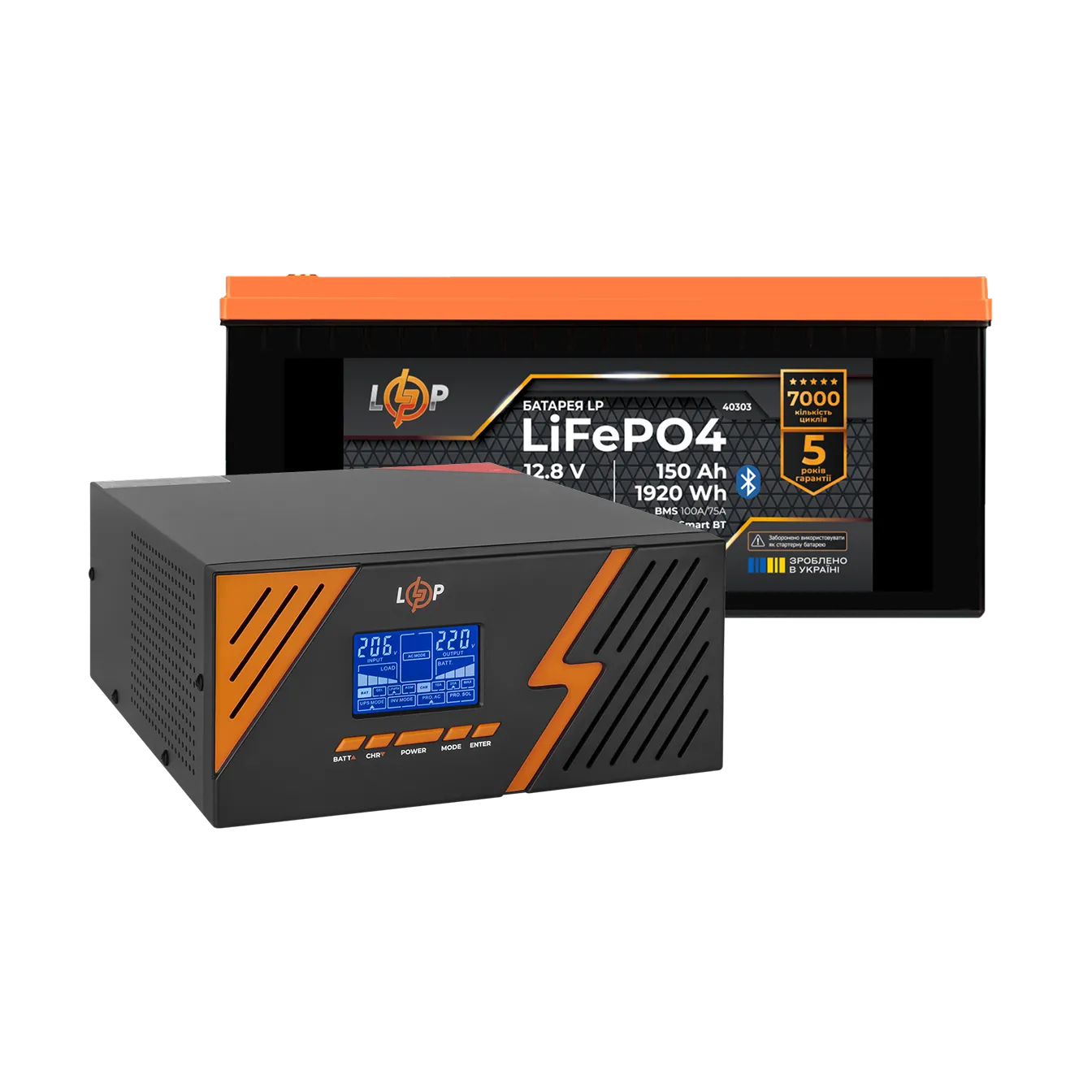 �������� ���������� �������� LogicPower ��� 1050W + ���� (LiFePO4) ������� 1920 Wh
